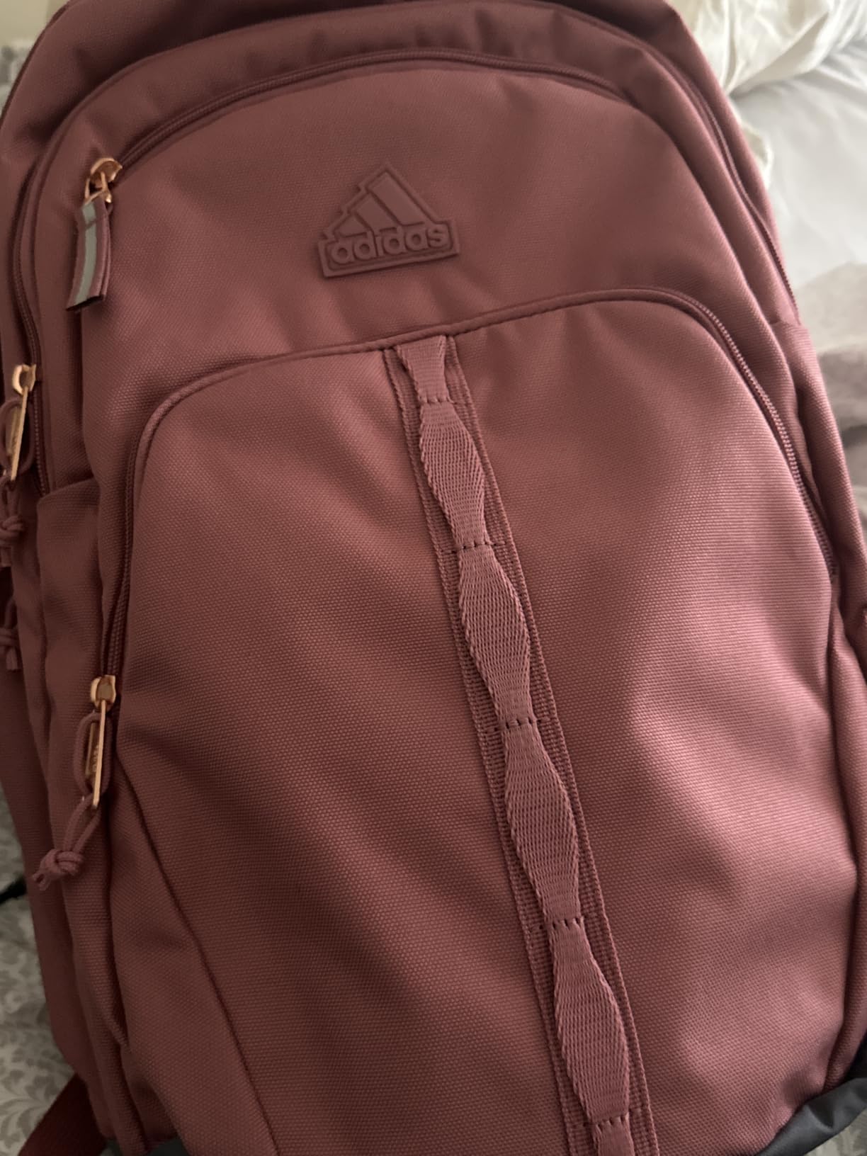 adidas Prime School Backpack 37L with Padded 17-In. Laptop Sleeve, Water-Bottle Pockets, LoadSpring Carry customer photo 2