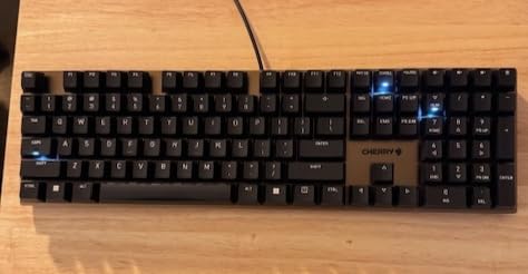 Cherry KC 200 MX Wired Mechanical Office Keyboard MX2A Brown Switches | Modern Design, Aluminum Surface, USB-A Connection, Full Size Keyboard, Black/Bronze, Tactile Switch customer photo 1