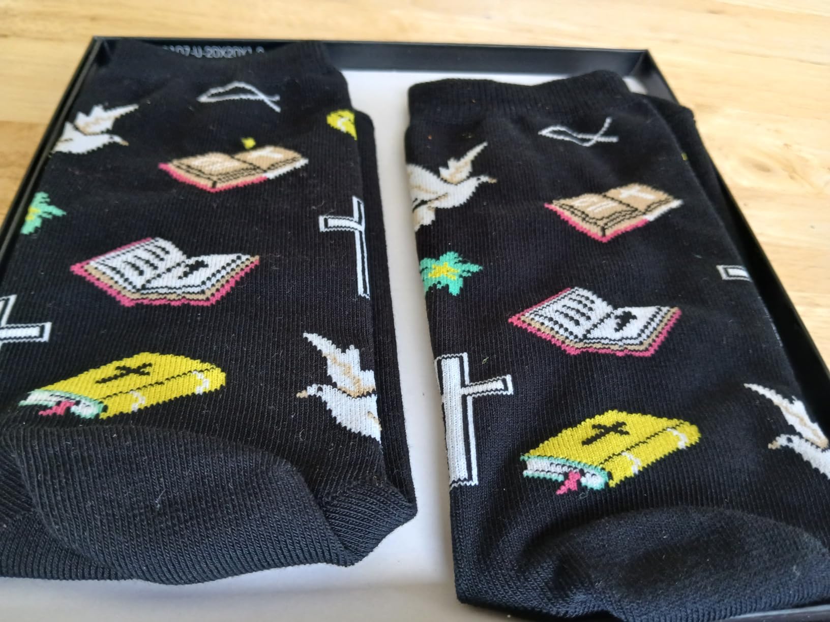 HAPPYPOP Funny Gifts for Women - Anime Acting Travel Horror Movie Lover Socks for Teen Girls customer photo 2
