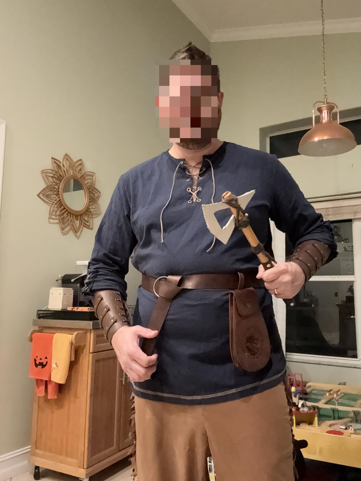 Renaissance Accessories, Medieval Belt & Faux Leather Bracers customer photo 2