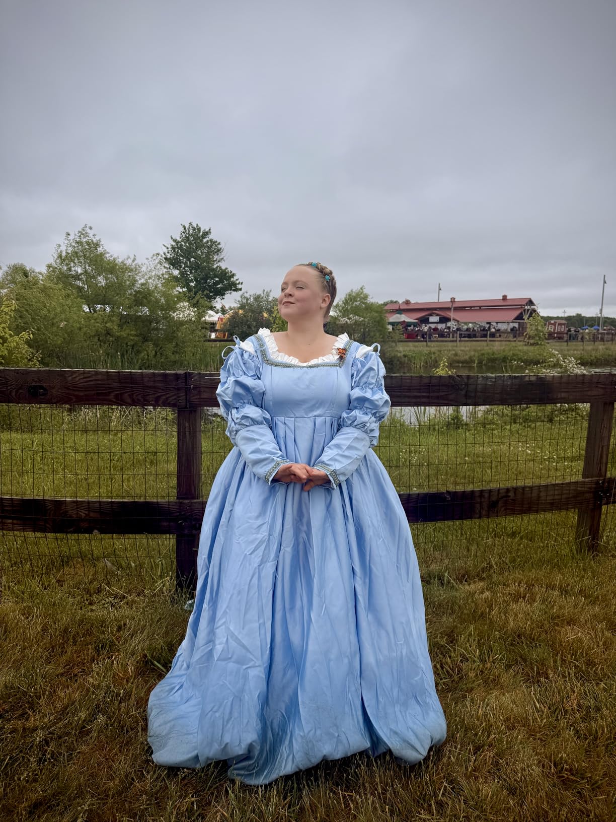 CosplayDiy Tudor Renaissance Faire Dress Women's Tudor Dress Costume Medieval Royal Court Ball Gown customer photo 1