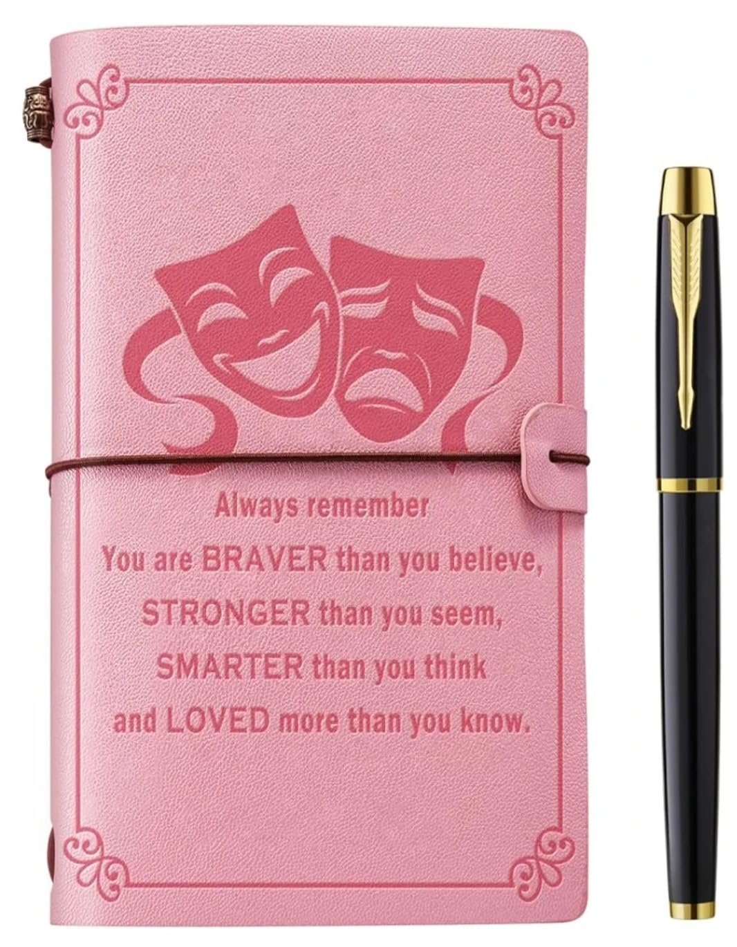 Theater Gifts Theatre Life Leather Journal Theater Actor Actress Gifts Director Gifts Funny Gifts for Theater Kids Drama Student Graduation Birthday Christmas customer photo 1