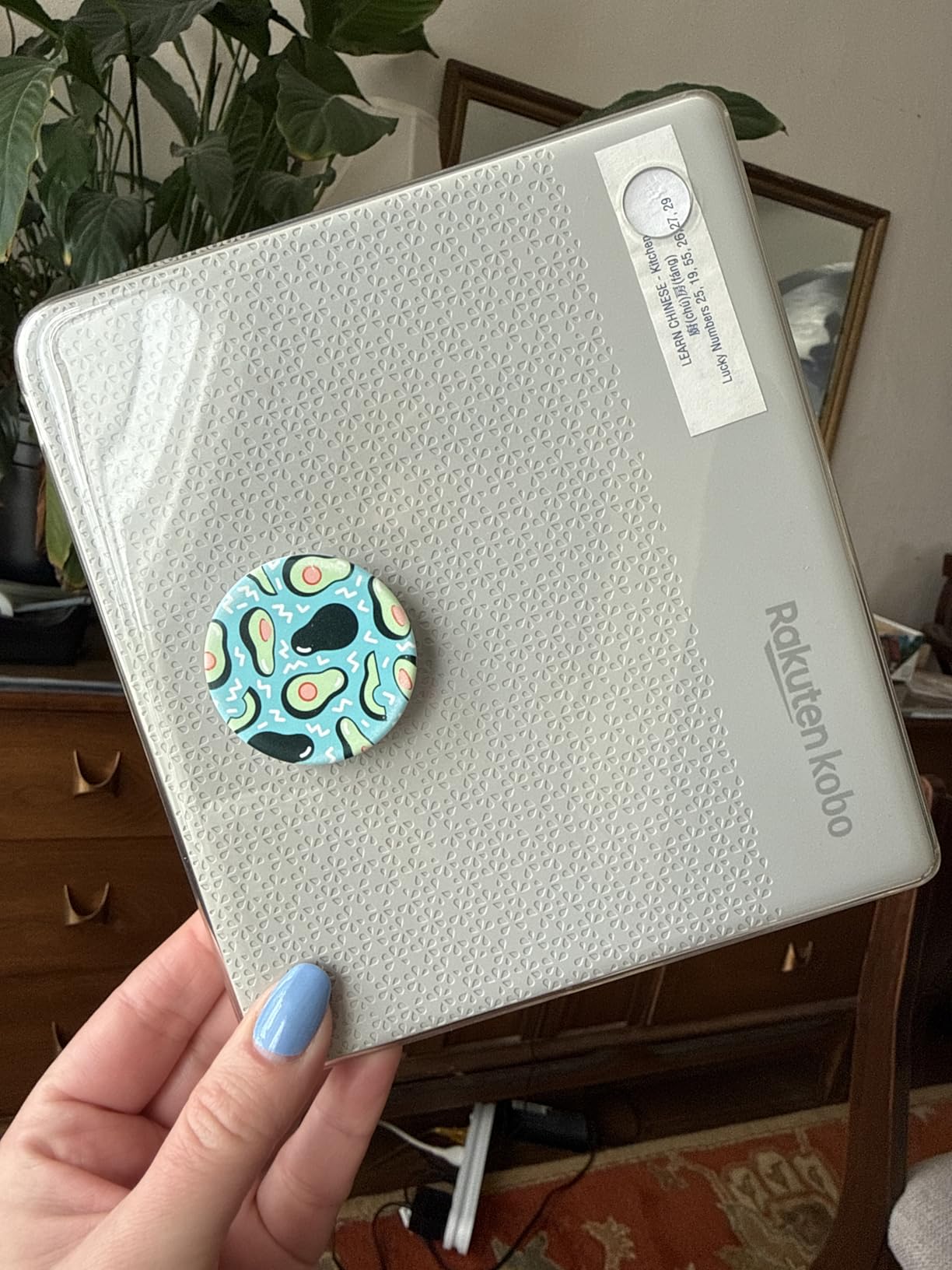 Kobo Libra Colour SleepCover Case | Dusk Blue | Sleep/Wake Technology | Built-in 2-Way Stand | Vegan Leather | Compatible with 7