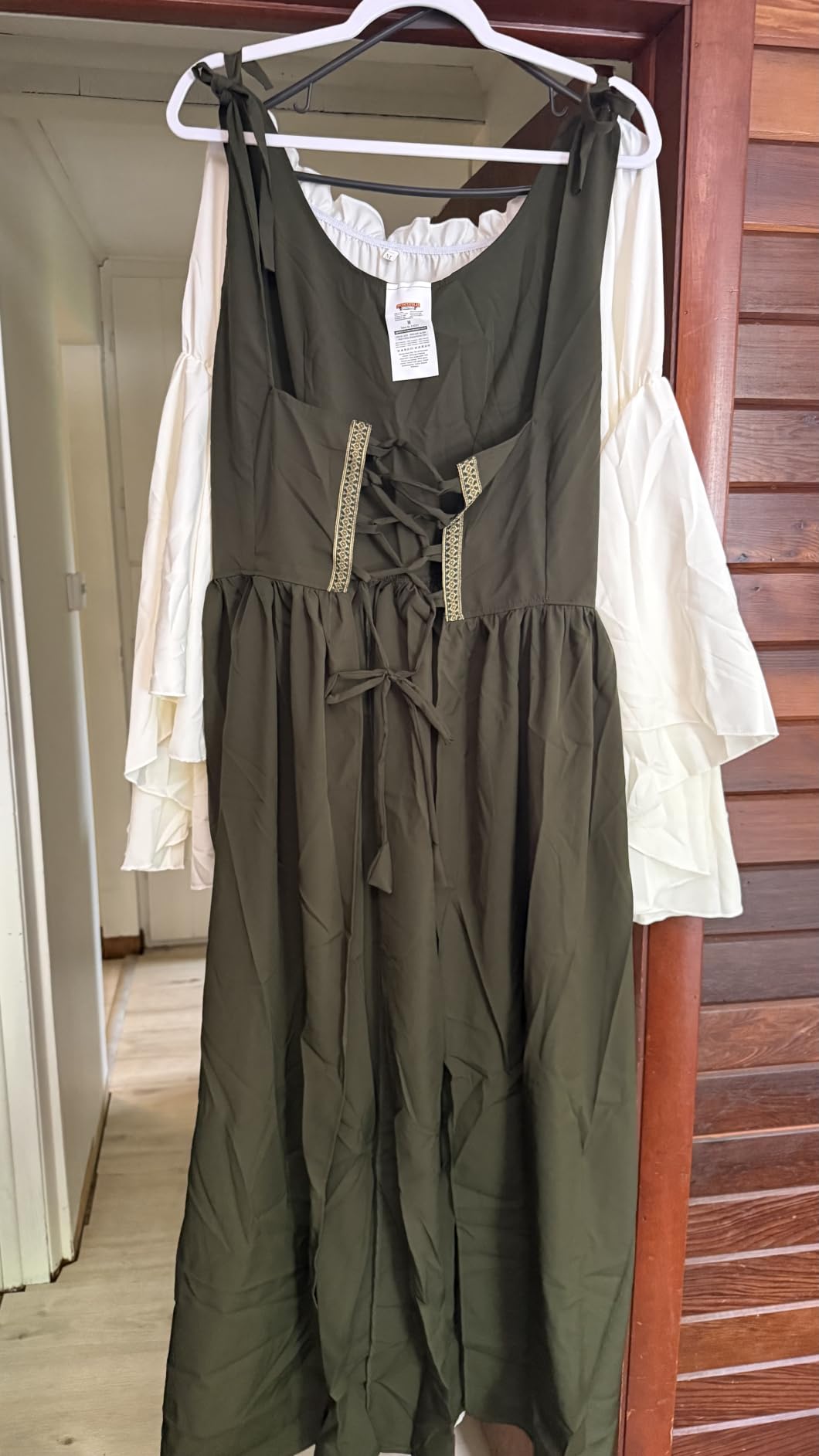 Spooktacular Creations Halloween Renaissance Costume Women, Renaissance Corset Dress, Plus Size Medieval Chemise for Cosplay customer photo 1