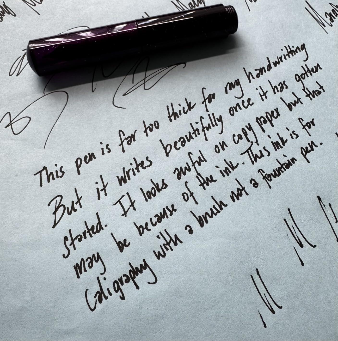 czxwyst Majohn Wancai 2.0 Mini Pocket-Size Eyedropper Fountain Pen (F Nib 0.5mm, Transparent) customer photo 2