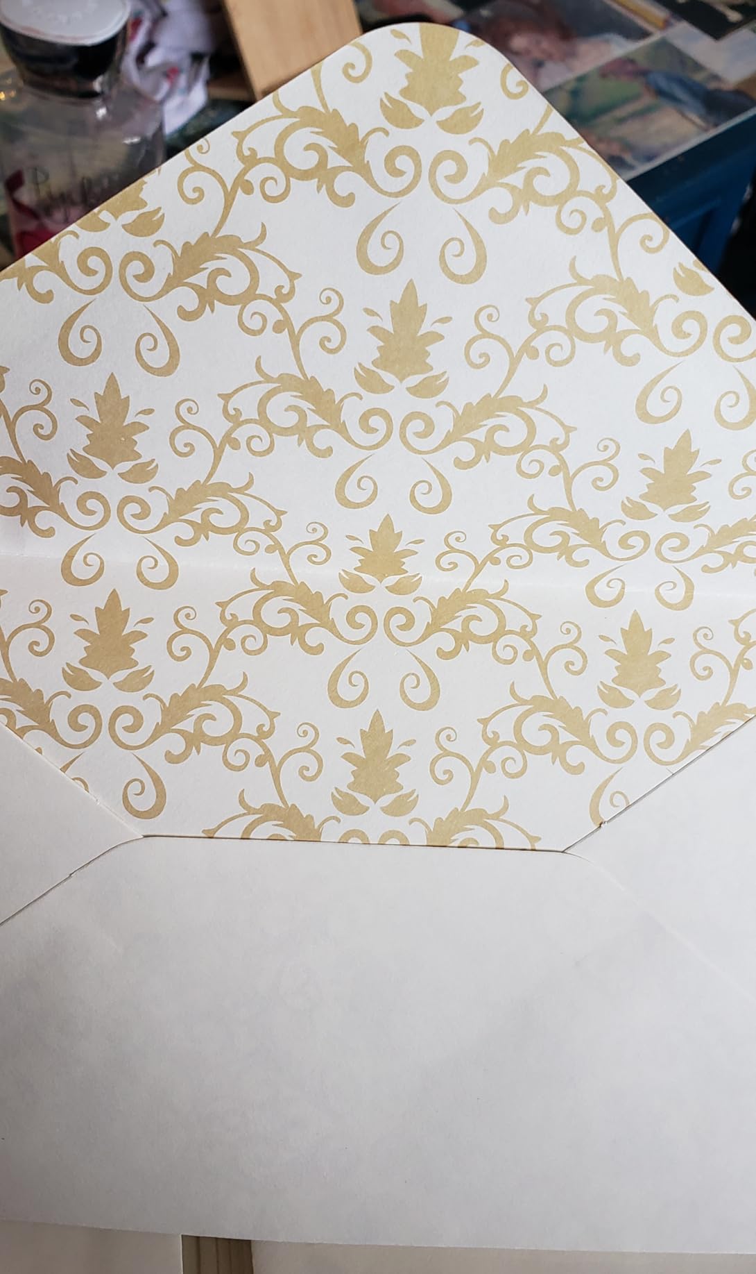 XXINMOH 90 Piece Stationery Set - 60 Vintage-Style Paper Sheets + 30 Envelopes, Gold Border Letter Writing Paper for Love Letters & Party Invitations customer photo 1