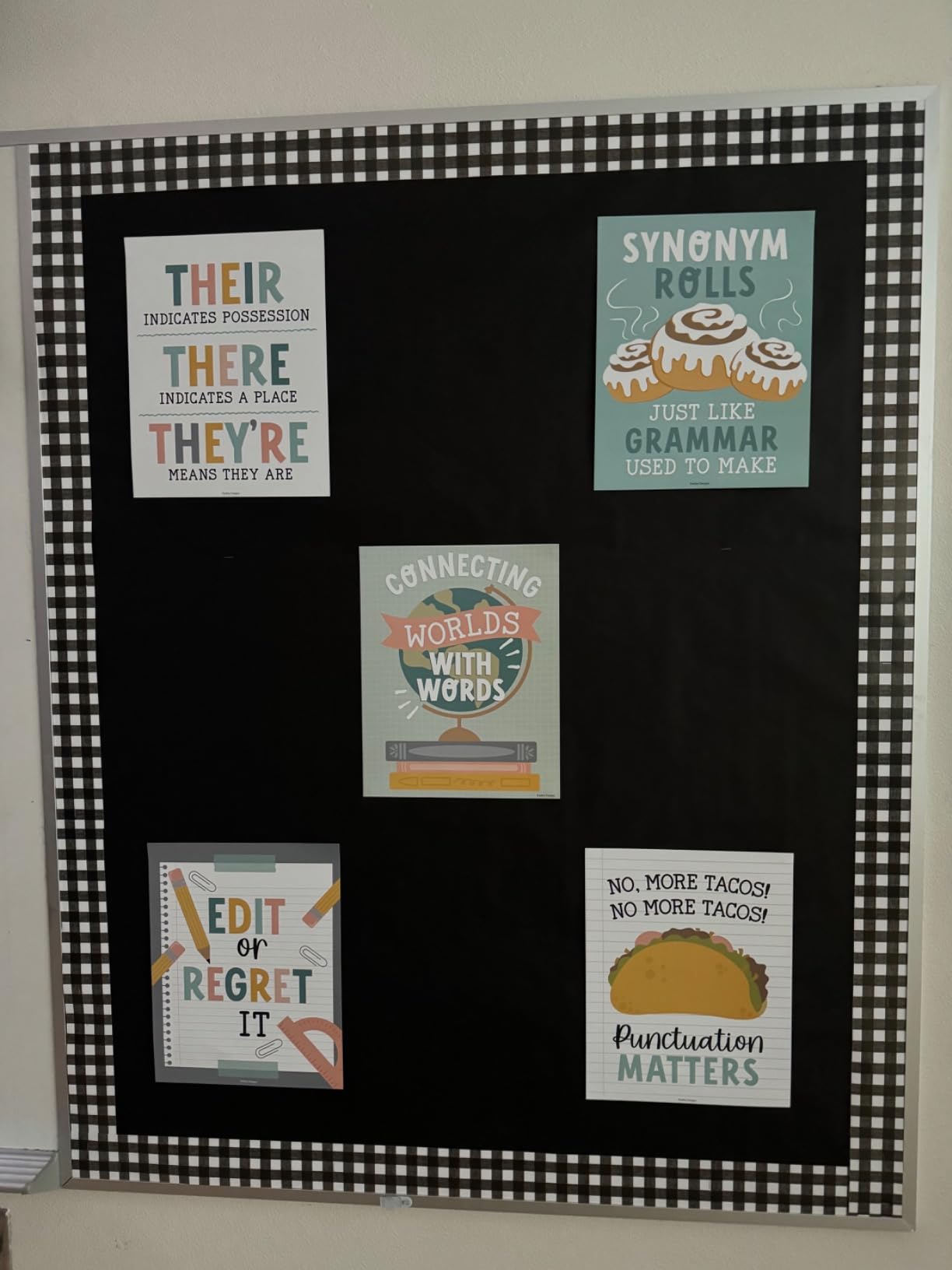 Hadley Designs ELA Posters for High School Classroom - English Decor, Grammar Prints, Wall Art, ESL Decorations for Middle & High School Teachers, Boho Classroom Decor customer photo 2