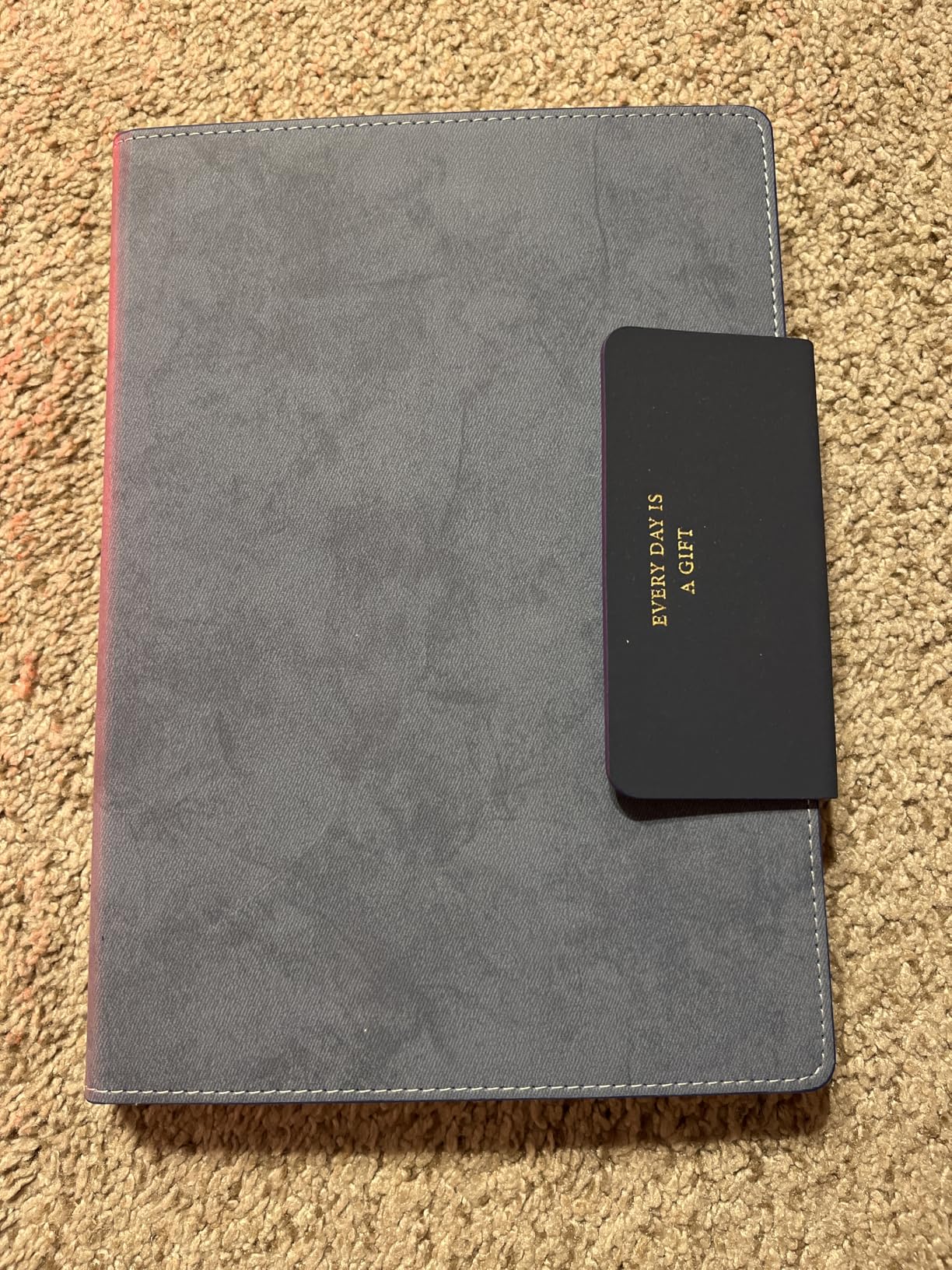 MINICAGIE Leather Journal Notebook for Men Women B5, 320 Lined Pages - Large Journaling Notebooks with 100 GSM Thick Paper Journals for Writing with Buckle Closure Work Diary customer photo 1