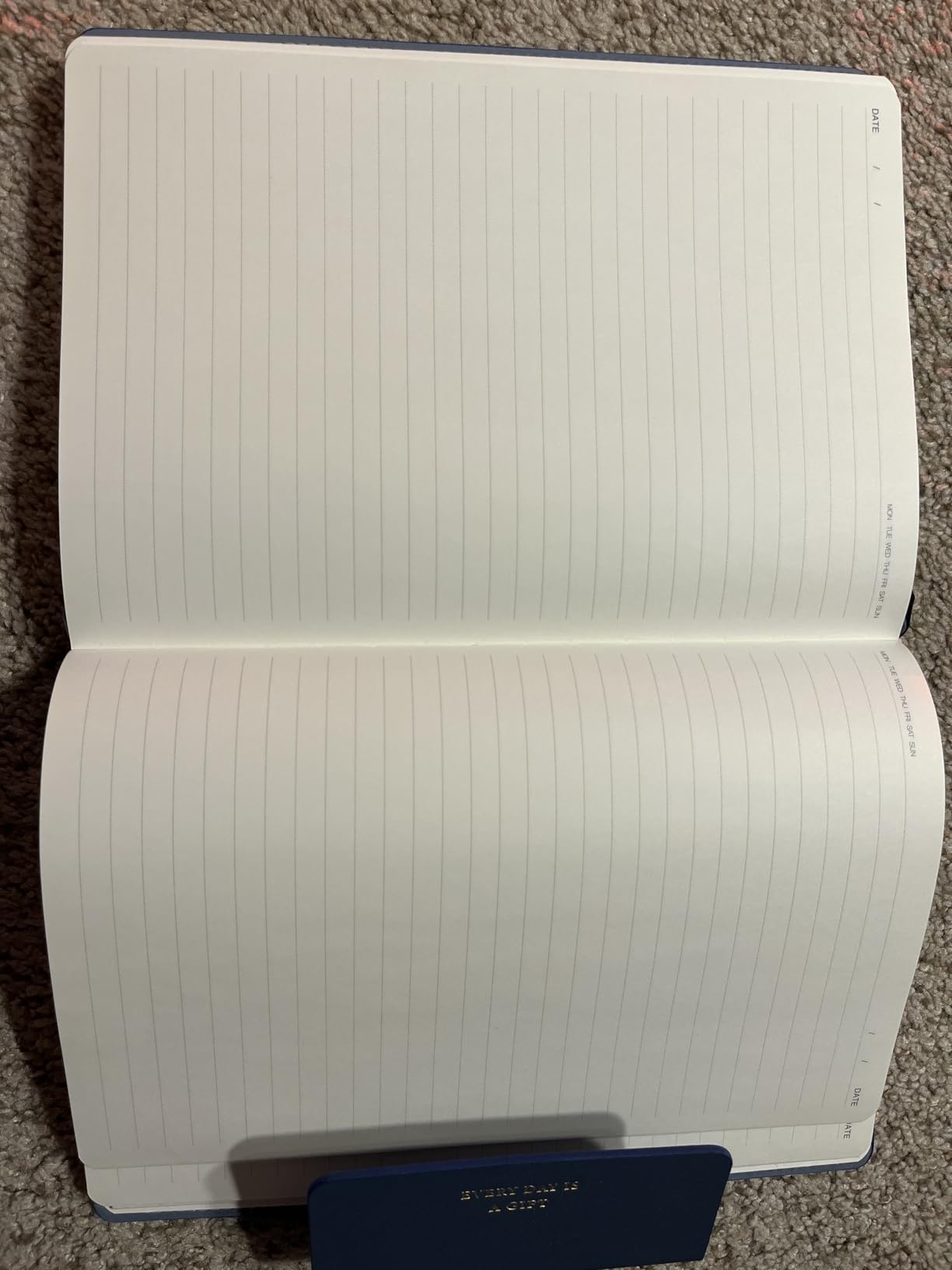 MINICAGIE Leather Journal Notebook for Men Women B5, 320 Lined Pages - Large Journaling Notebooks with 100 GSM Thick Paper Journals for Writing with Buckle Closure Work Diary customer photo 2