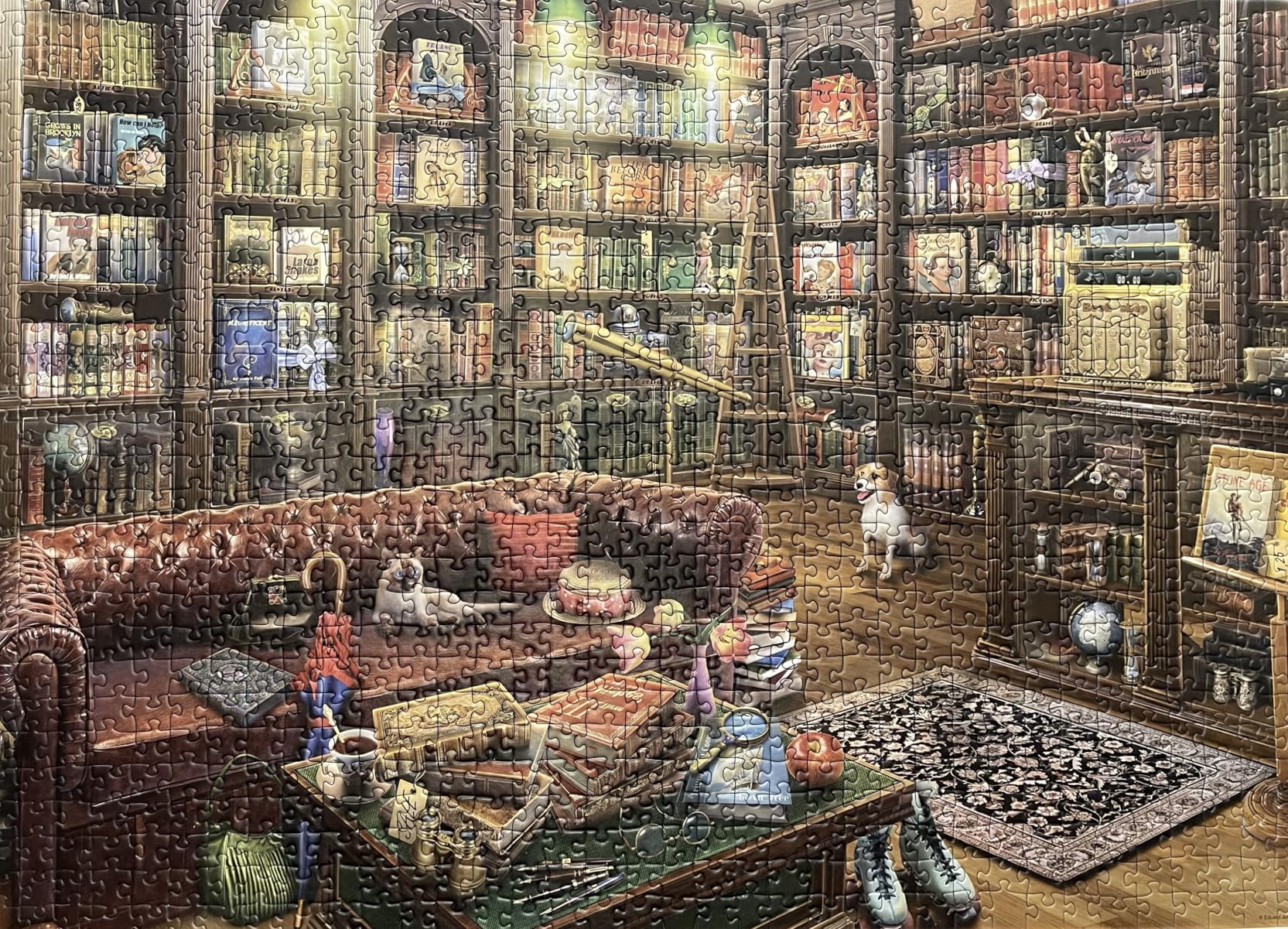 Ravensburger - The Reading Room - 1000 Piece Jigsaw Puzzle customer photo 1