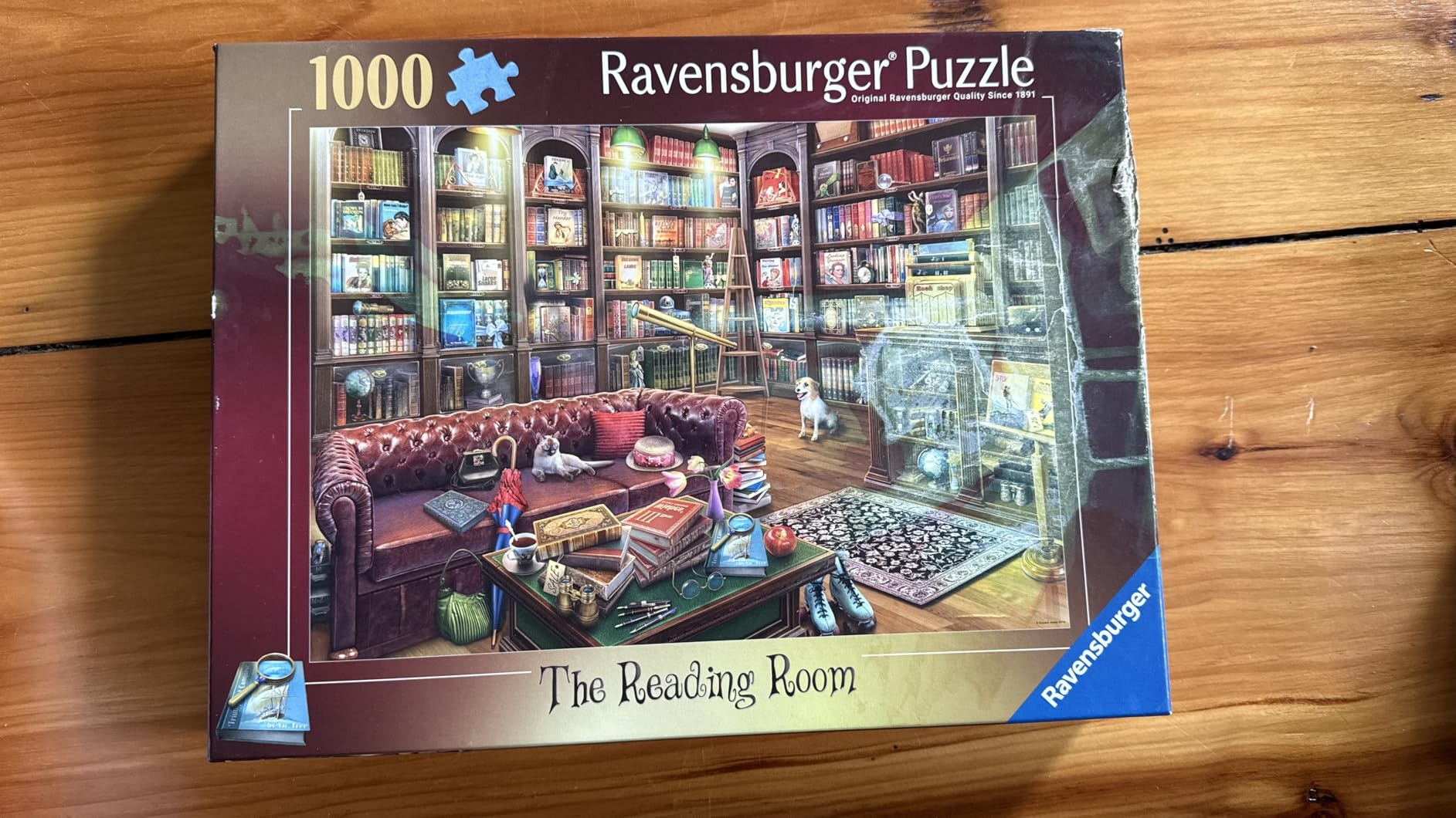 Ravensburger - The Reading Room - 1000 Piece Jigsaw Puzzle customer photo 2