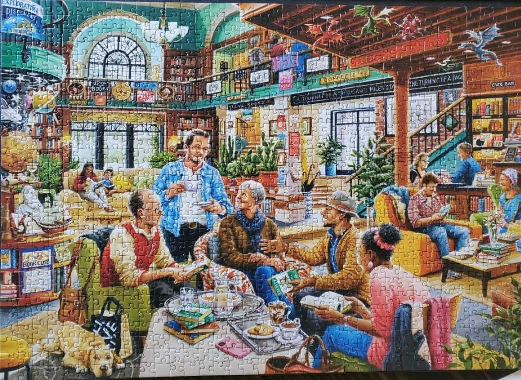 Ravensburger - Turn The Page Bookclub - 1000 Piece Jigsaw Puzzle customer photo 1