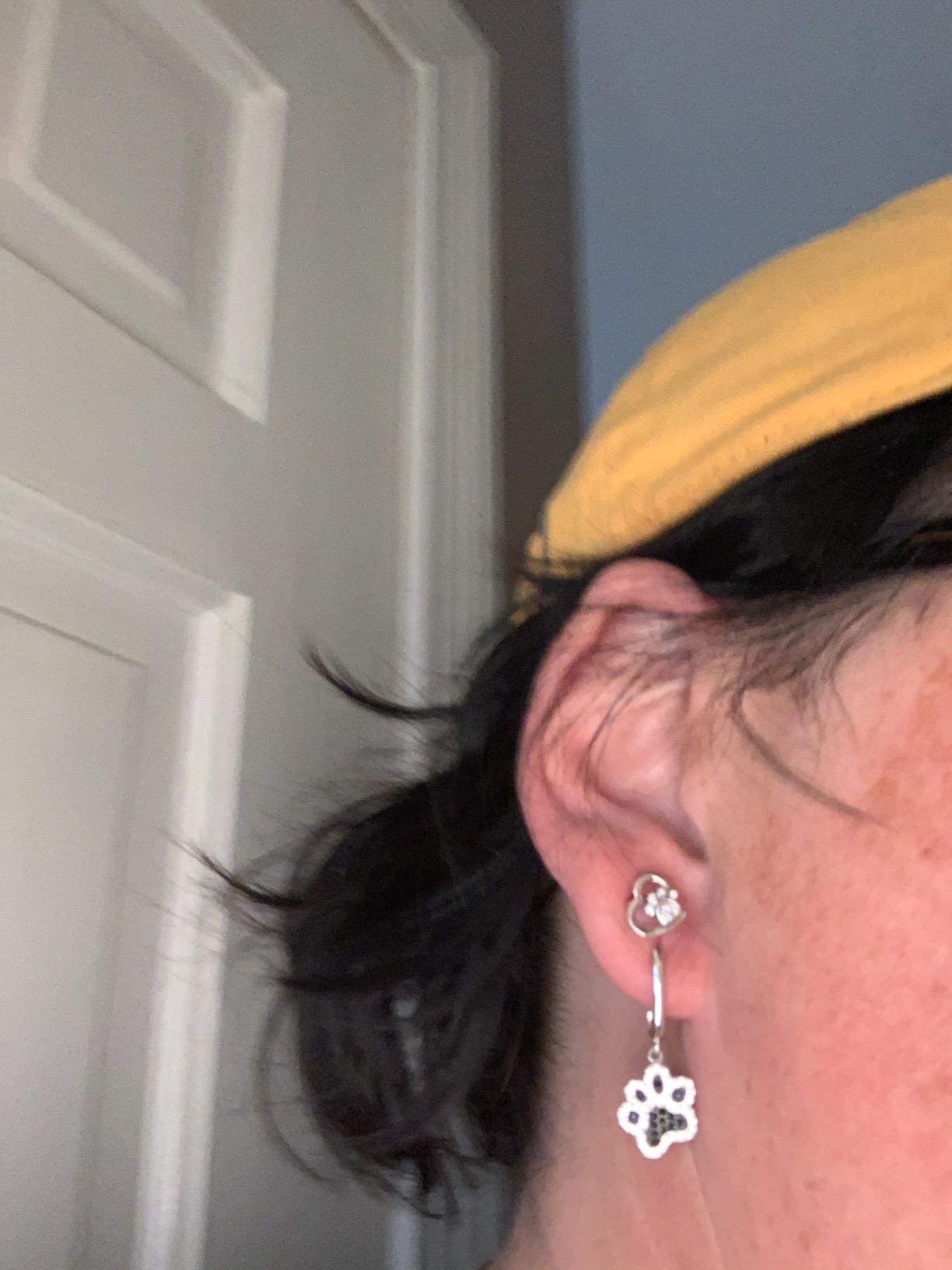YFN 925 Sterling Silver Book/Animal/Flower Drop Dangle Earrings Earring Hypoallergenic Jewelry for Christmas Graduation Mother's Day Birthday customer photo 2