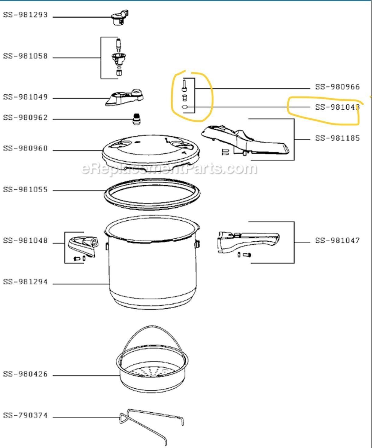 T-Fal Secure Trendy Stainless Steel Pressure Cooker, 8.5 qt, Induction customer photo 2
