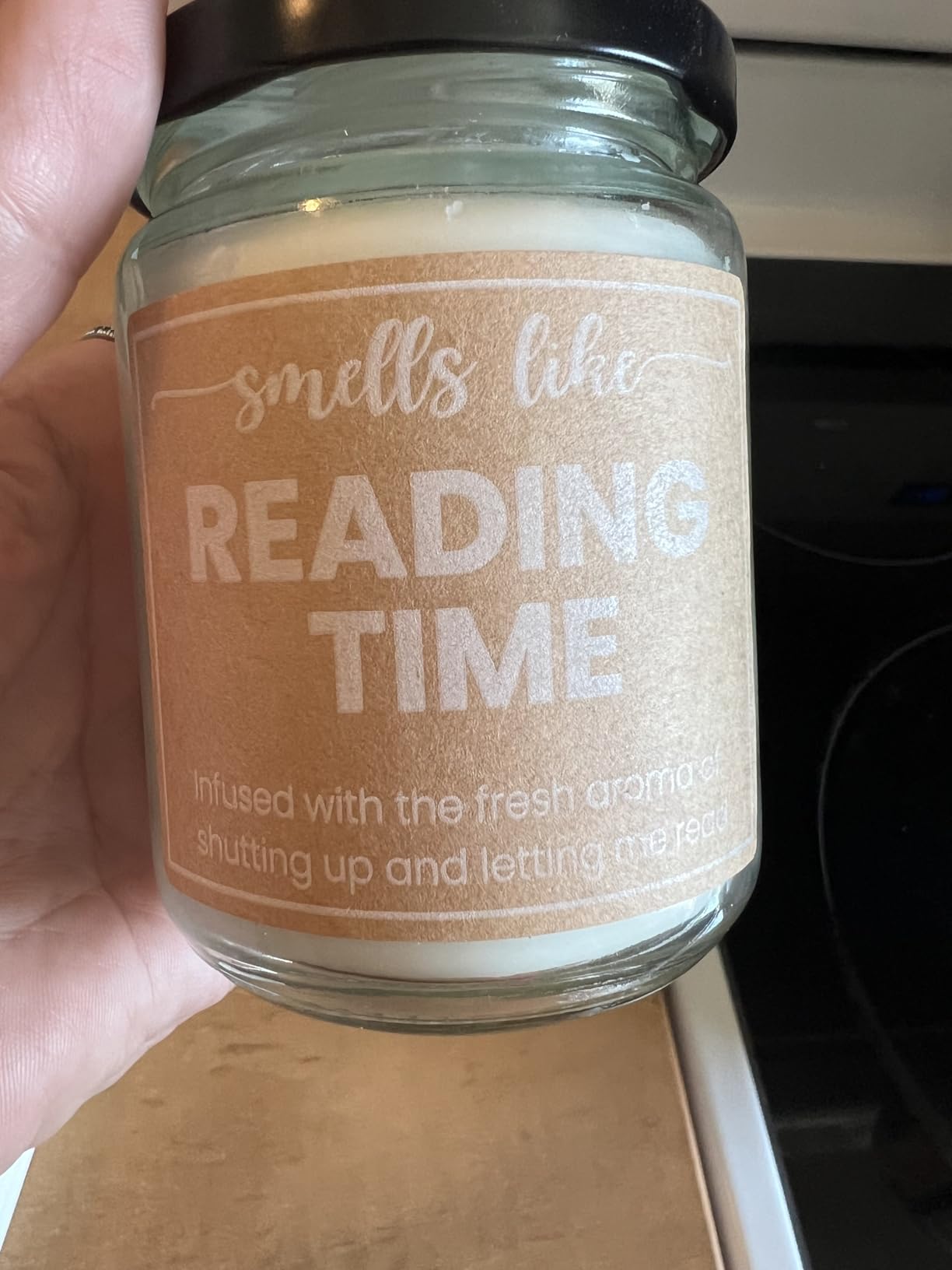 Gifts for Book Lovers Readers, Best Friend Birthday Gift, Lavender Candle | Book Lovers Gifts, Bookish Gifts, Funny Gift for Women, Bookish Presents for Readers Librarian Bookworm, 7oz Soy Wax Candle customer photo 2