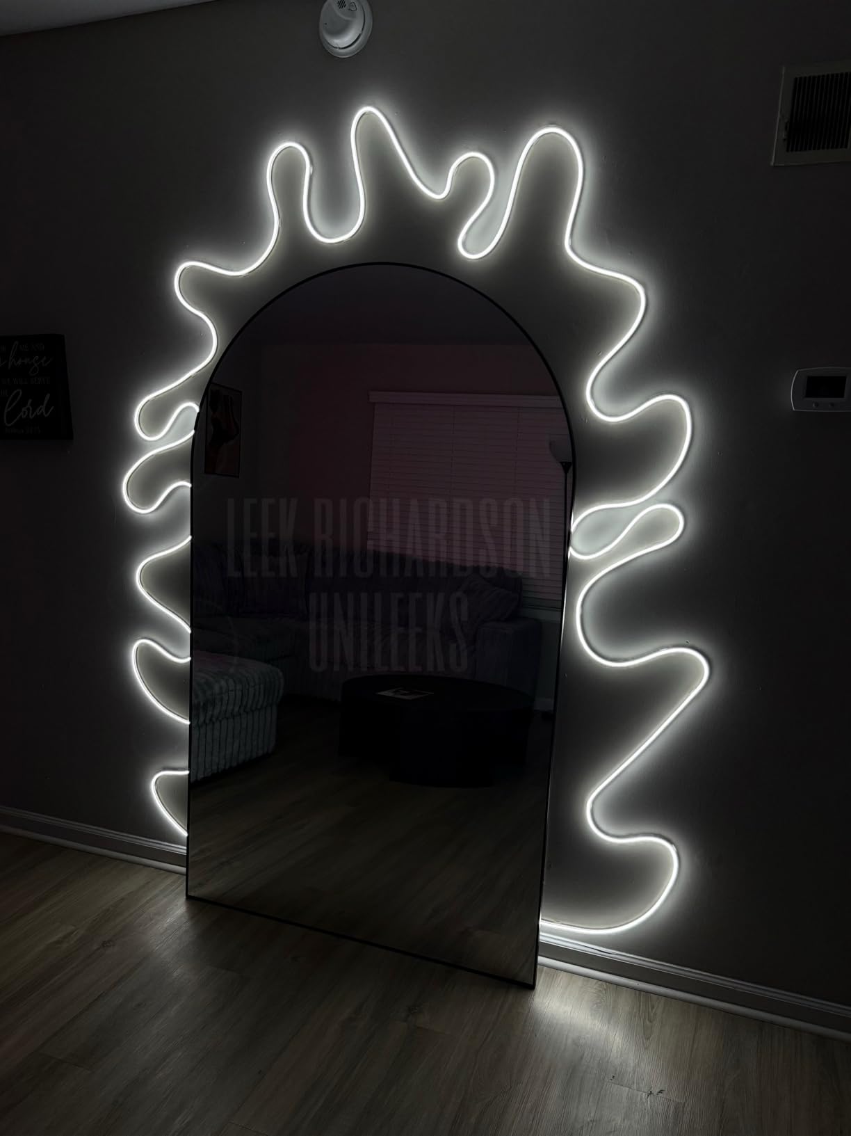 echosari 33Ft Neon Rope Lights, 1200 LED Neon Rope Lights with Timer Dimmable Outdoor Flexible Neon Strip Lights Waterproof for Bedroom DIY Wall Decor (Warm White) customer photo 2