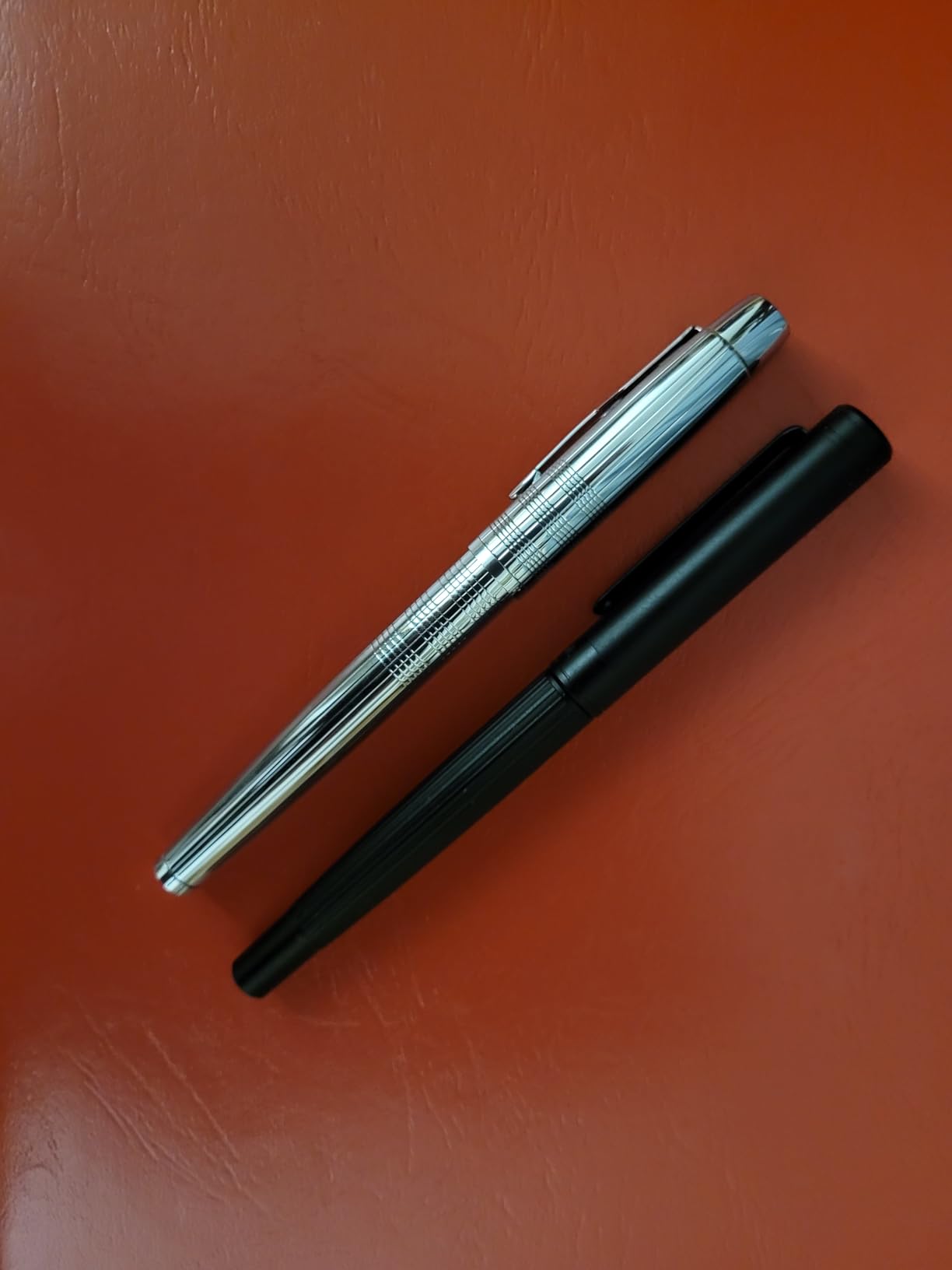 MCNTEIK Matte Black Forest Rollerball Pen, Luxury Pen with Schmidt Black Ink Refill customer photo 1