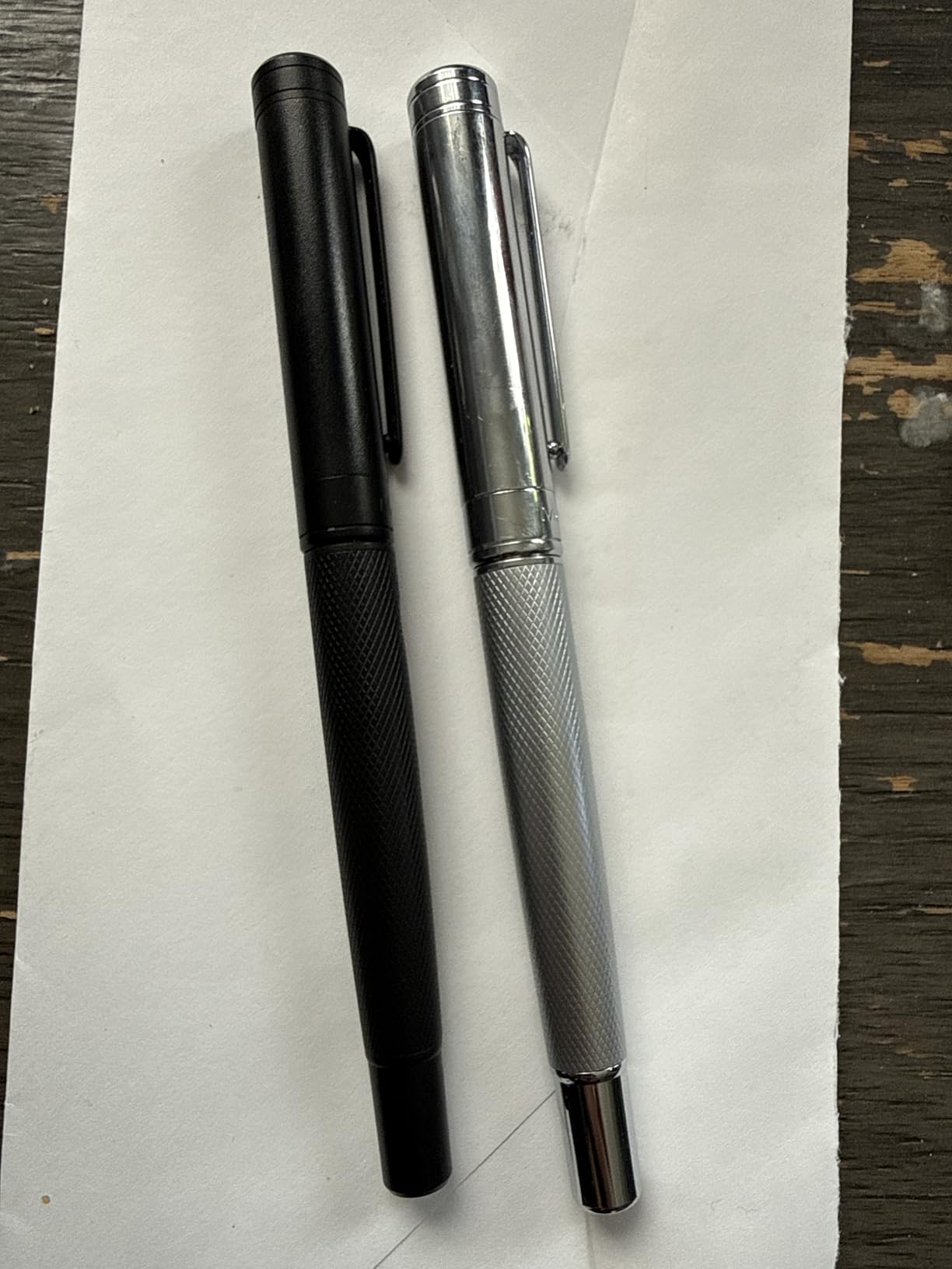 MCNTEIK Matte Black Forest Rollerball Pen, Luxury Pen with Schmidt Black Ink Refill customer photo 2