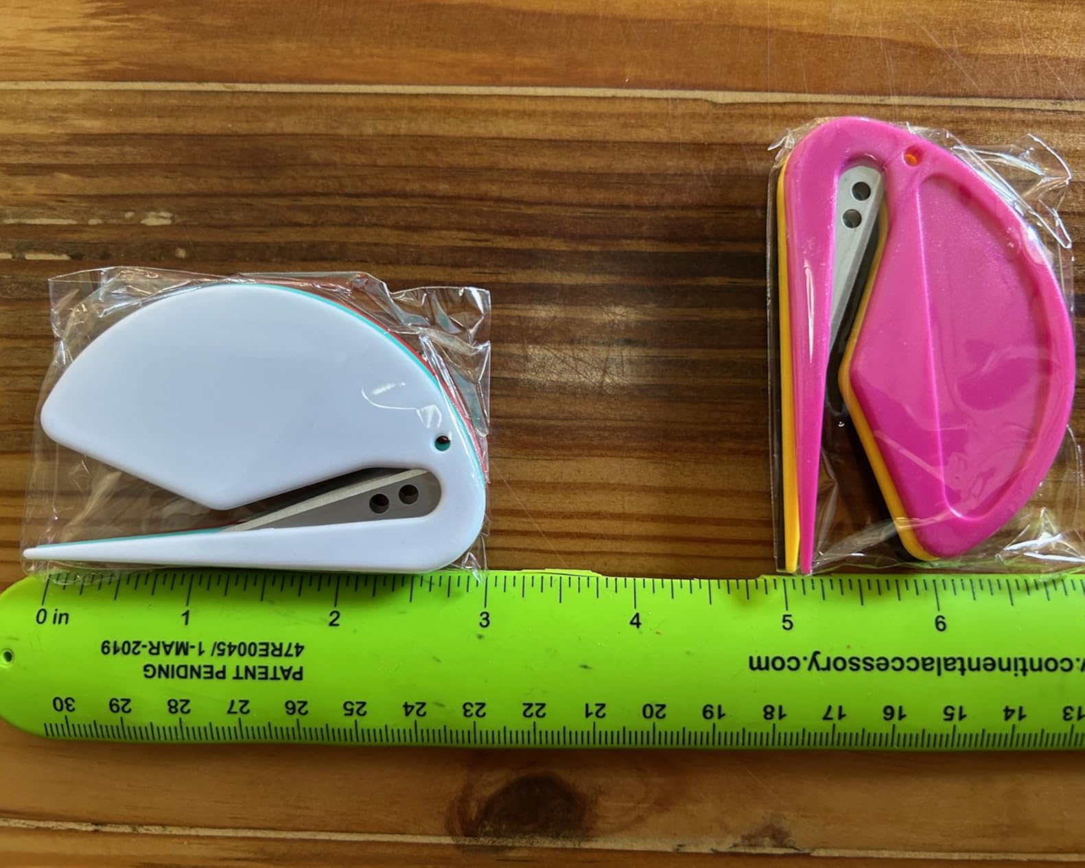 6 Pack Letter Opener Envelope Slitter - Envelope Opener for Women Men,Office Worker,Graduate Students,Home,Office,Postal.Mail Opener with Safety Concealed Sharp Blade Neatly Opened Without Damage customer photo 1