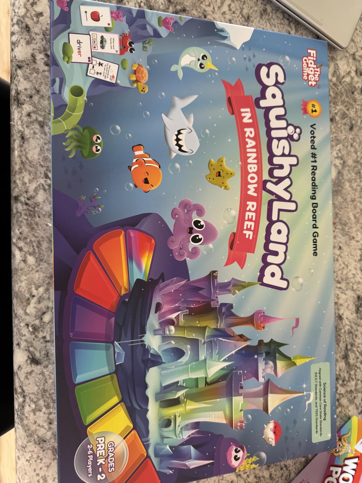 The Fidget Game SquishyLand Board Game, Pre-K to 2nd Grade Educational & Phonics Learning customer photo 1