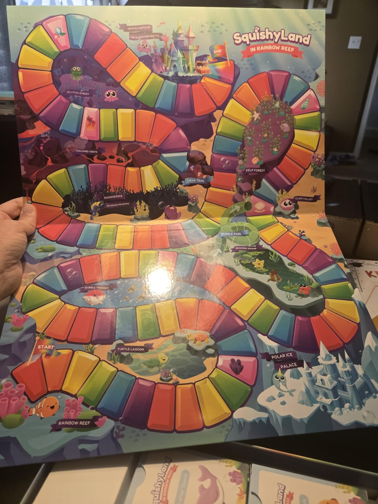 The Fidget Game SquishyLand Board Game, Pre-K to 2nd Grade Educational & Phonics Learning customer photo 2