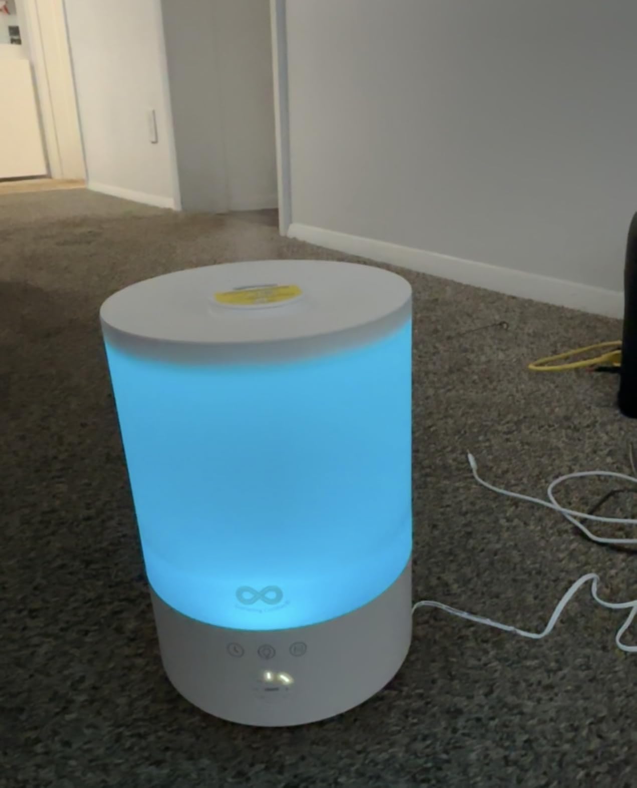 Everlasting Comfort 2.5L Top Fill Humidifier for Bedroom - Quiet, Easy to Fill & Clean, 24HR Runtime, Night Lights customer photo 2