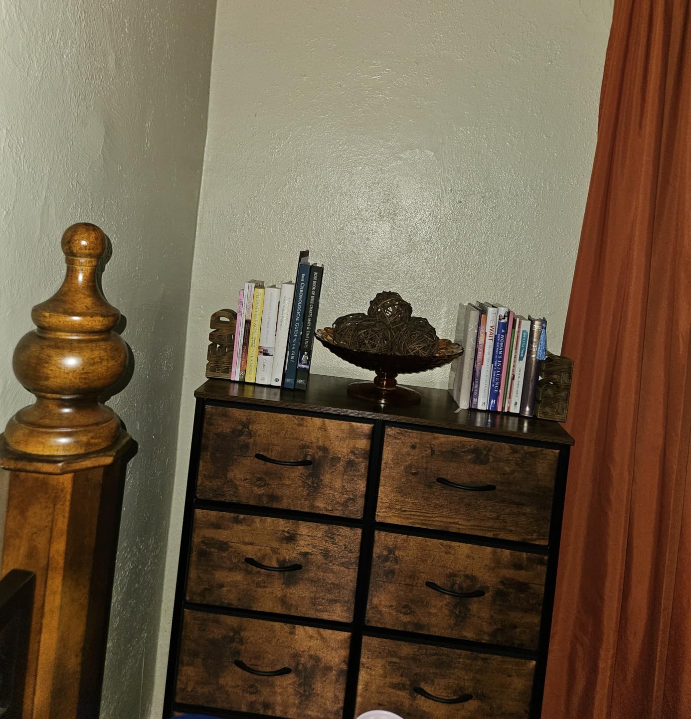 MyGift Book Ends Christian, Vintage Weathered Gray Solid Wood Bookends Carved in Read and Pray Block Letters customer photo 2