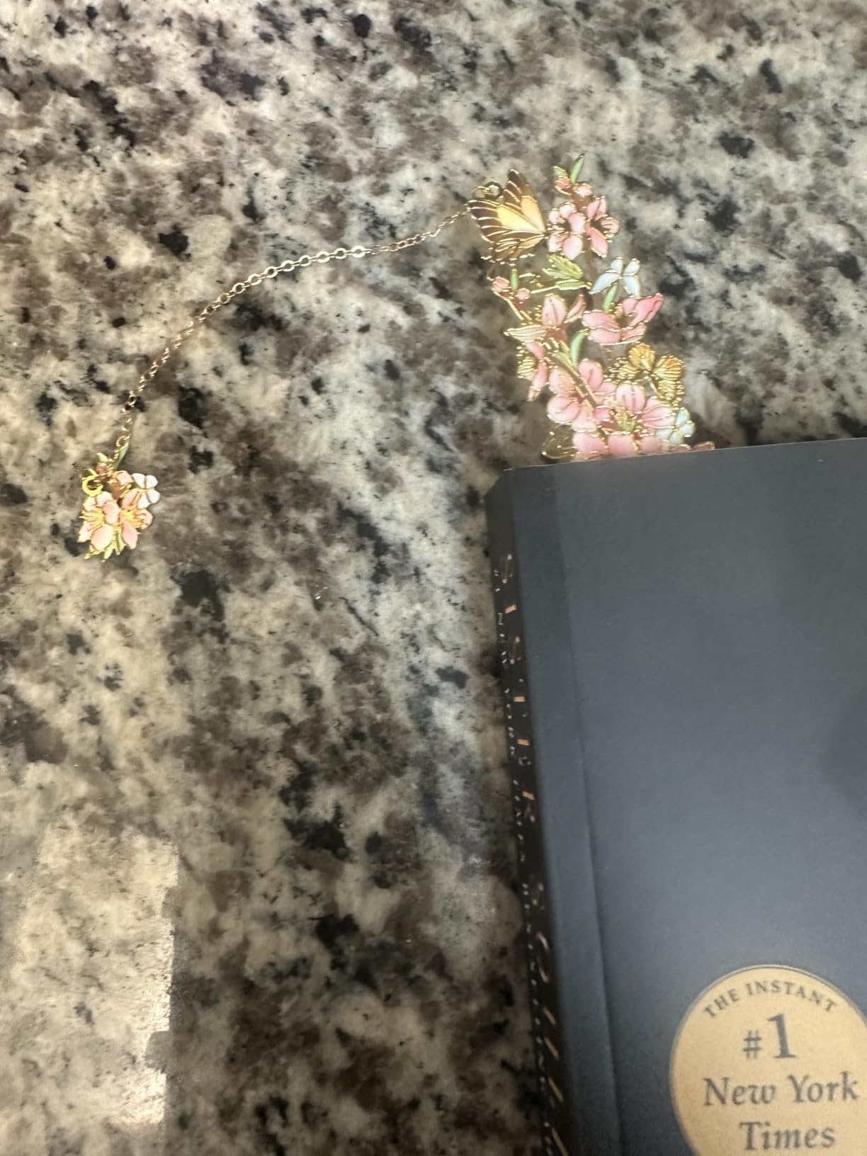 3 PCS Metal Bookmarks - Beautiful Flower Bookmarks for Women - Lotus, Hollyhock, Camellia (BKM-050-002) customer photo 2