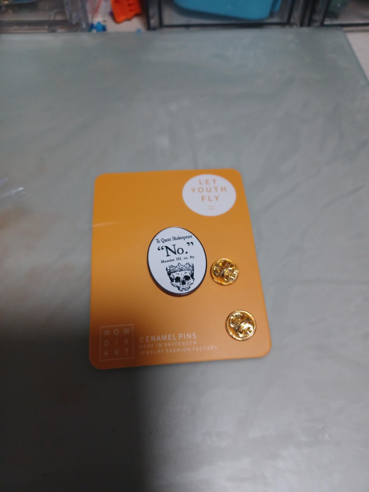 Classic Literature Enthusiast Enamel Pin - Literature Series | Premium Enamel Pin - Statement Lapel Pin - Plated Badge for Clothing, Bags, Hats, Jackets, and Lanyards customer photo 1