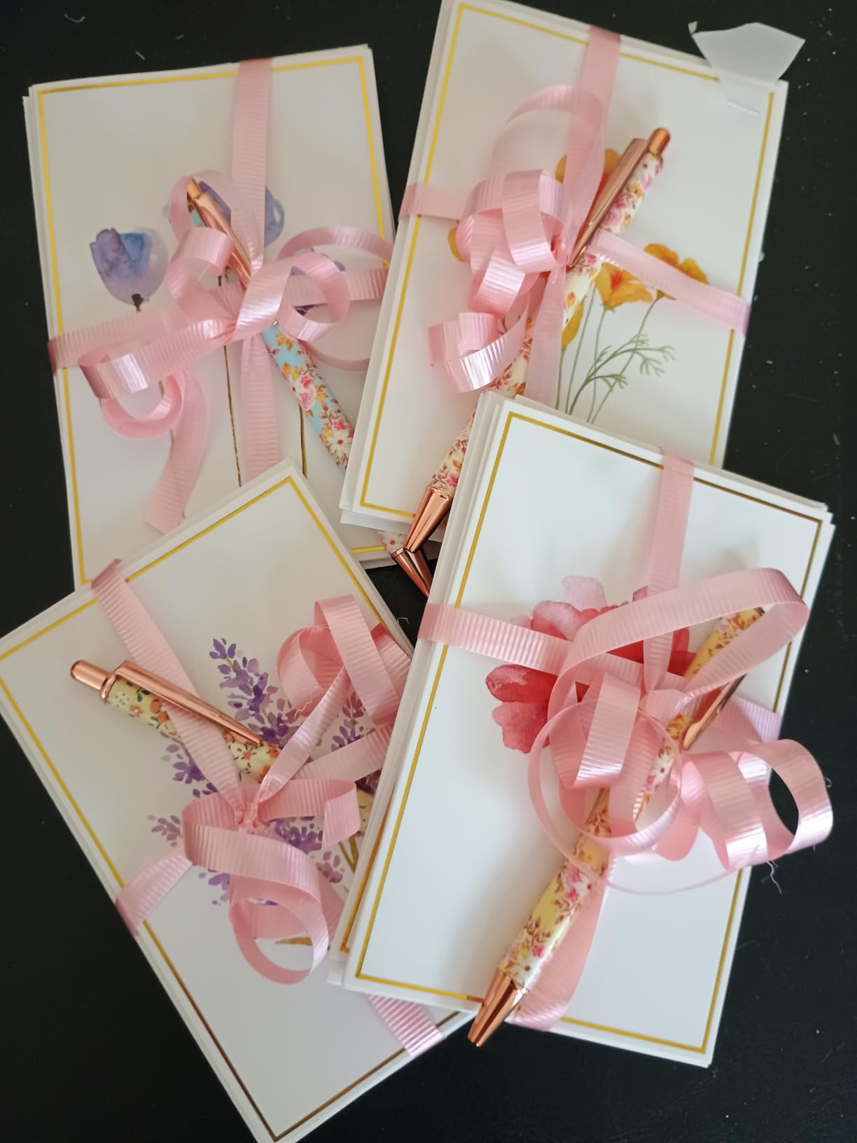 Blank Cards, 30 Blank Greet Cards, Gold Foil Blank Note with Envelopes | Perfect Stationary Set For All Occasions, 5 Assorted Floral Designs customer photo 1