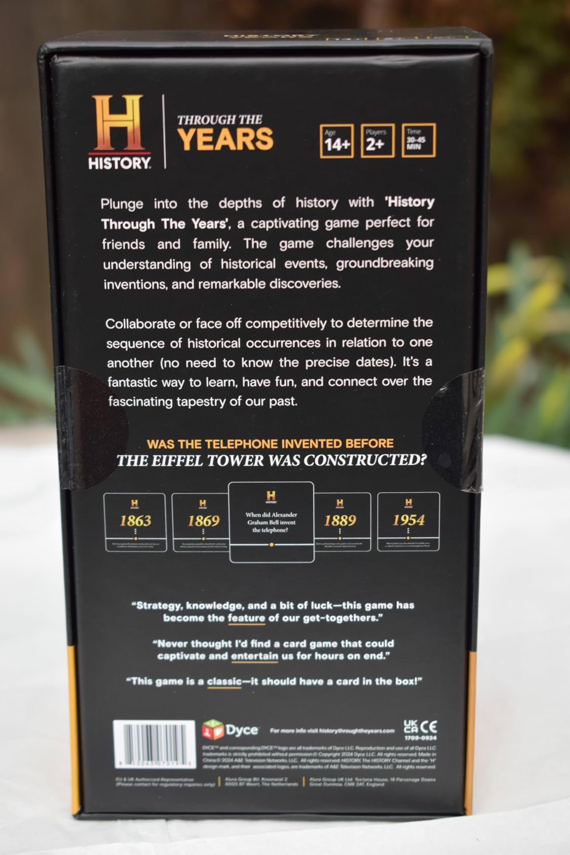History Channel 2-in-1 Edition - Through The Years/That's A Fun Fact - General Knowledge Super Trivia Chronology Timeline Party Card Game for Adults, Family, Teen in The Pursuit of Trivial Knowledge customer photo 1