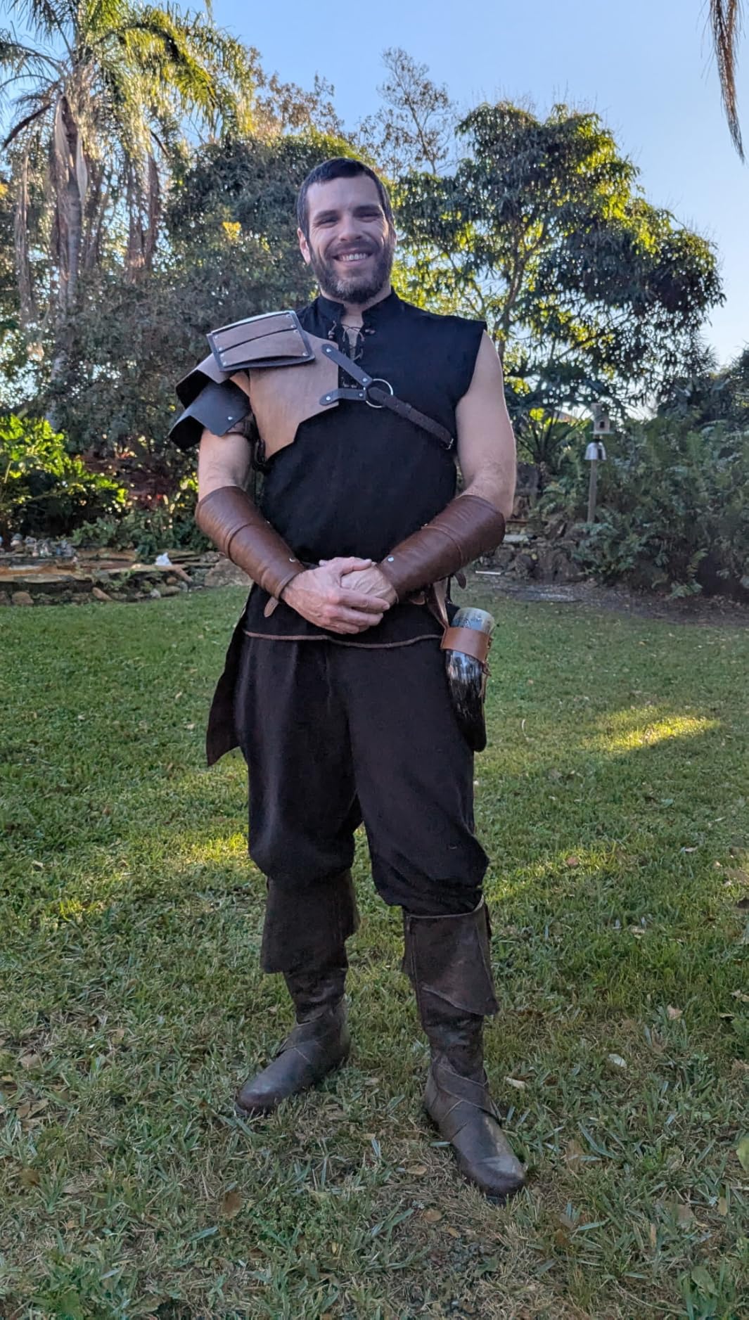Men's Retro Pirate Renaissance Costume Shirts customer photo 2