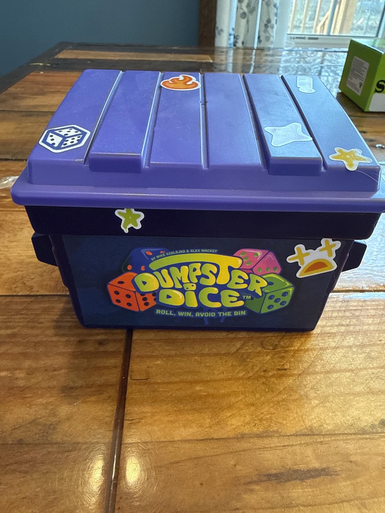 Big Discoveries Dumpster Dice Fast-Paced Family Dice Game | Fun 4-Player Board and Dice Game with Dumpster, 80 Piece Dice Set, and Graffiti Stickers | Perfect for Travel, Parties, and Game Night customer photo 2