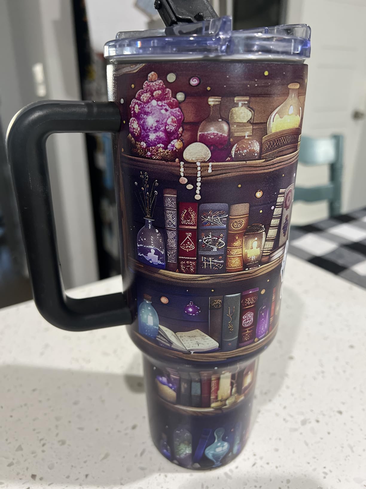 Book Lovers Gifts for Women, 40oz Tumbler with Handle & Straw - Book Tumbler for Readers, Bookish Gifts Stainless Steel customer photo 1