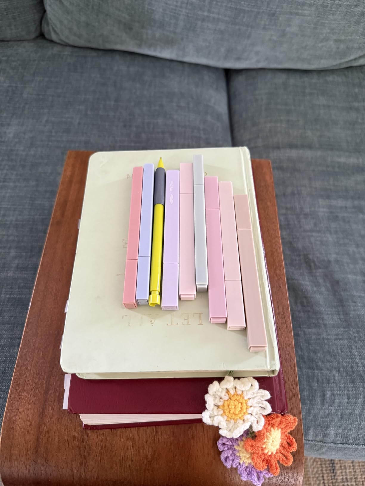 Honeydak Back to School 3D Printed Book Shaped Bookmark Holder, Pink | Book Lover Gift, Bookish Accessory, Office Desk Supplies, Funny Bookmark Accessories, End of Year Gift for Teacher, Storage customer photo 2