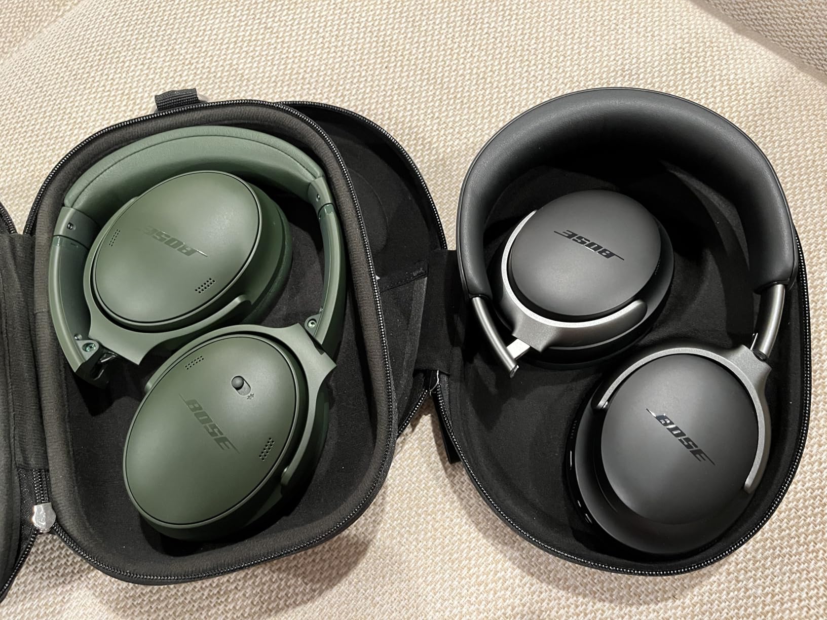 Bose QuietComfort Headphones - Wireless Bluetooth, Active Over Ear Noise Cancelling, USB-C Charging, Deep Bass, Up to 24 Hours of Playtime, Twilight Blue customer photo 1