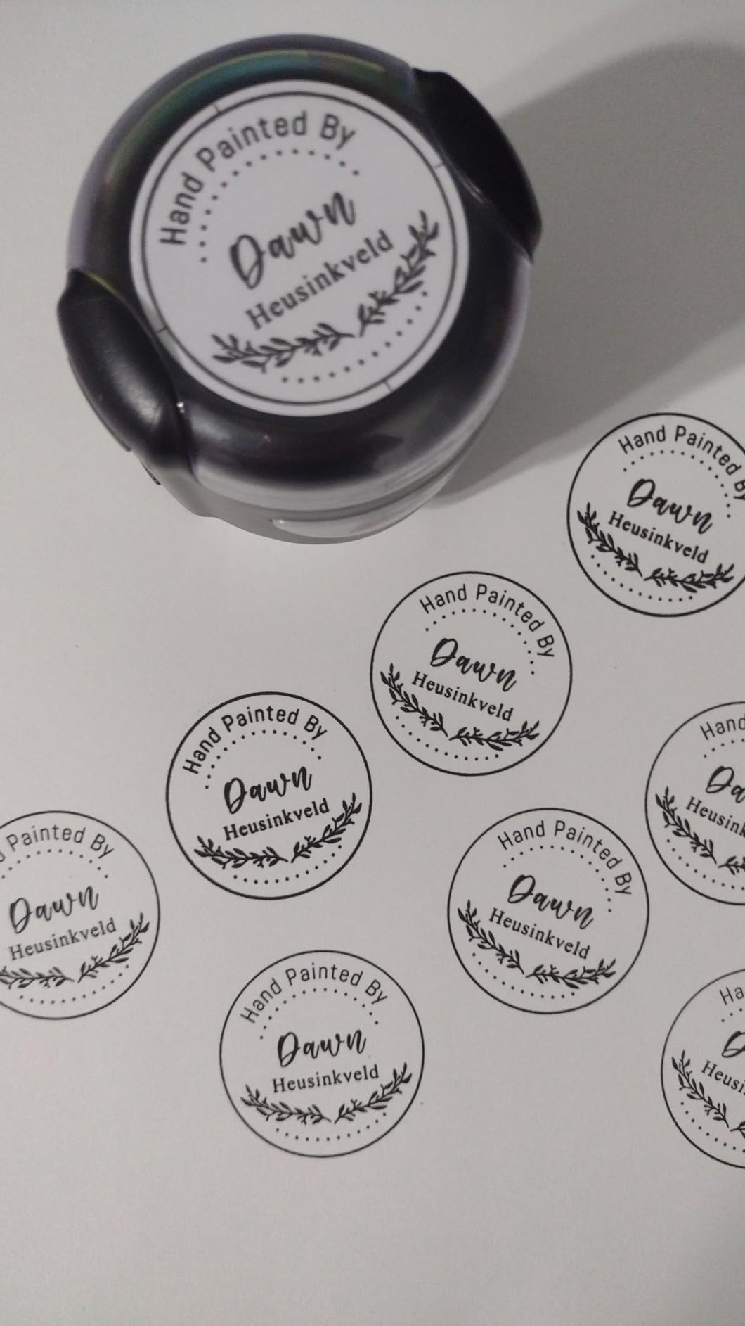 Custom Stamps Self-Inking, Personalized Business Logo Text Stamp, Customized Stamp for Book, Address, Teacher, Office | Ex libris | Round 1.65