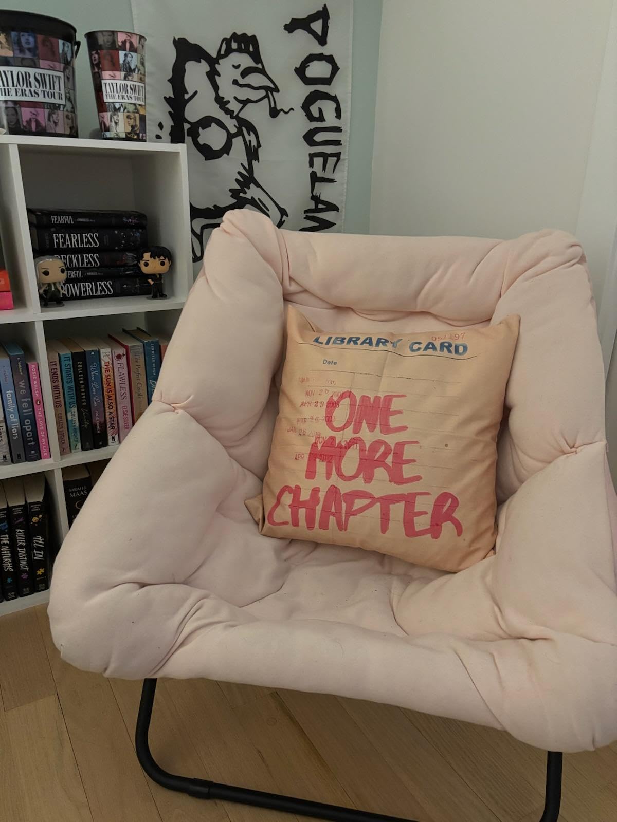 Library Card Book Lovers Throw Pillow Cover 18x18 Inch, Reading Theme Decor | Buy Me Books and Tell Me I'm Pretty, Birthday Appreciation Housewarming Gifts, For Women Bookish Book Club Teacher Librarian customer photo 2