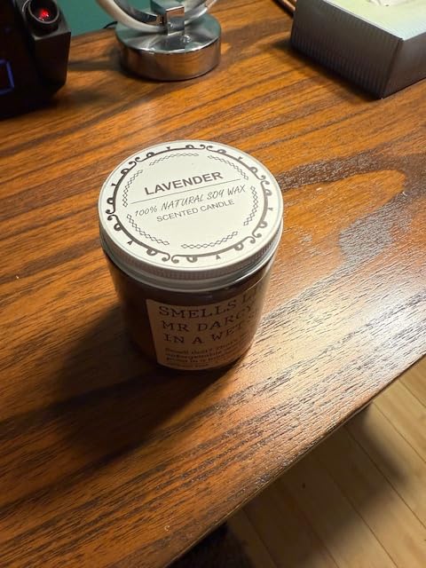 GSPY Mr Darcy Candle - Pride and Prejudice Gifts for Women, Men - Bookish, Reading, Literary, Book Lovers Gifts for Jane Austen Fans customer photo 2