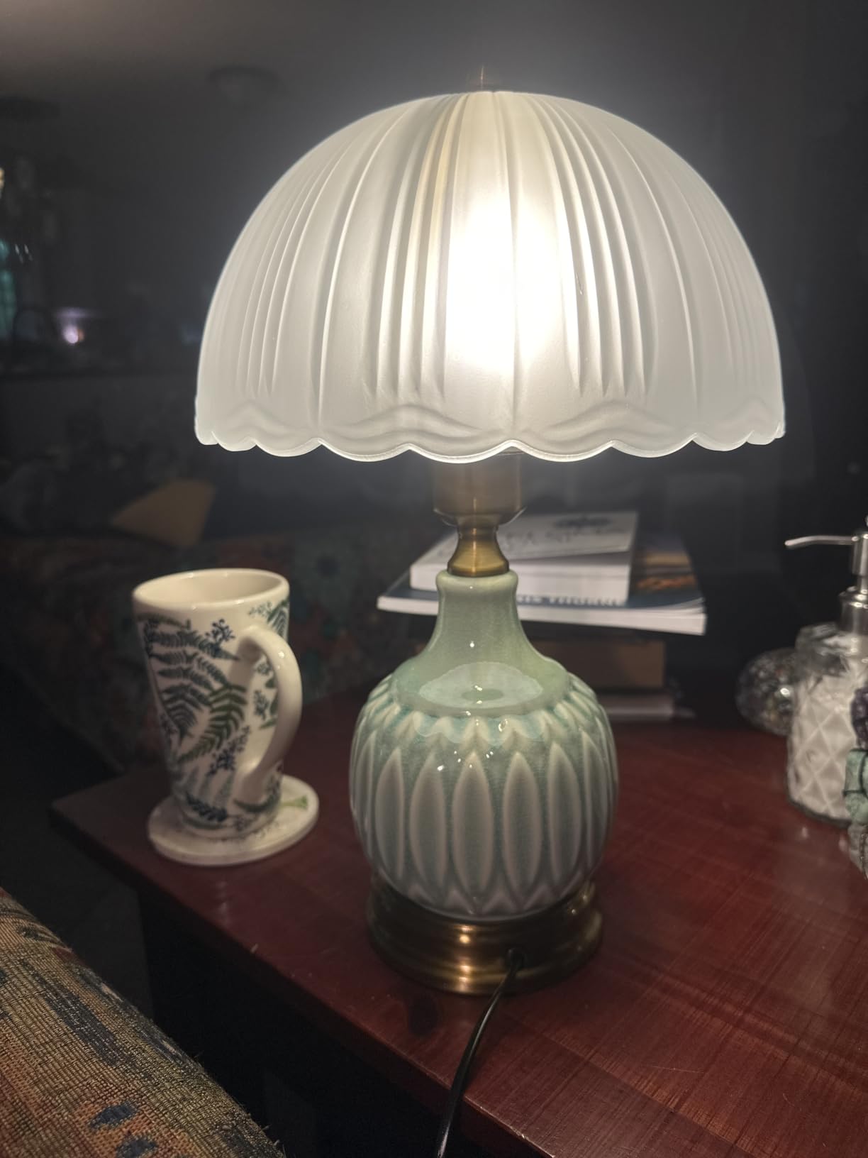 Ceramic Retro Table Lamp, Vintage, 15