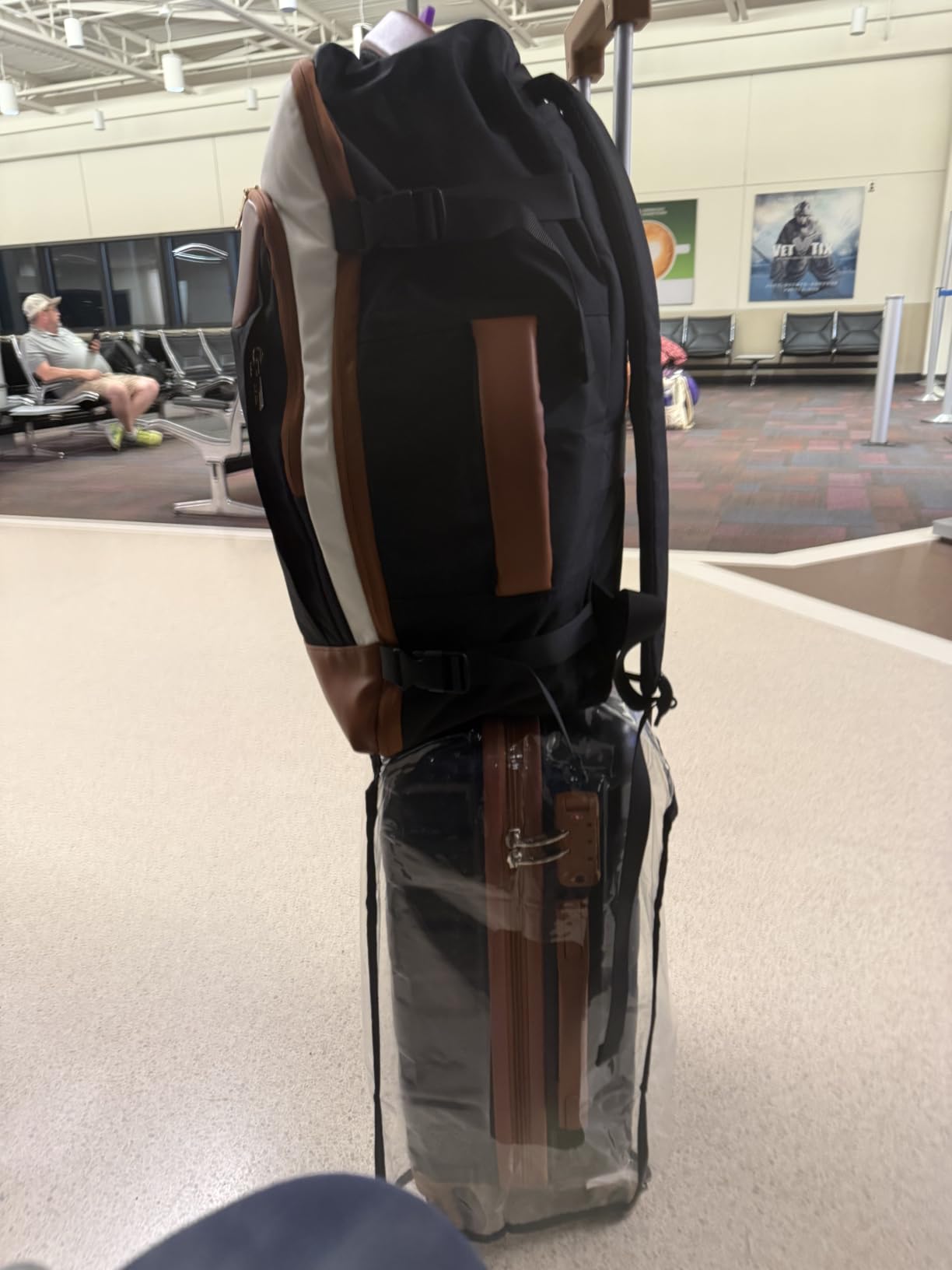 40L Travel Backpack for Women Men, Large Carry on Backpack for Airplanes TSA Personal Item Travel Bag fits 15.6