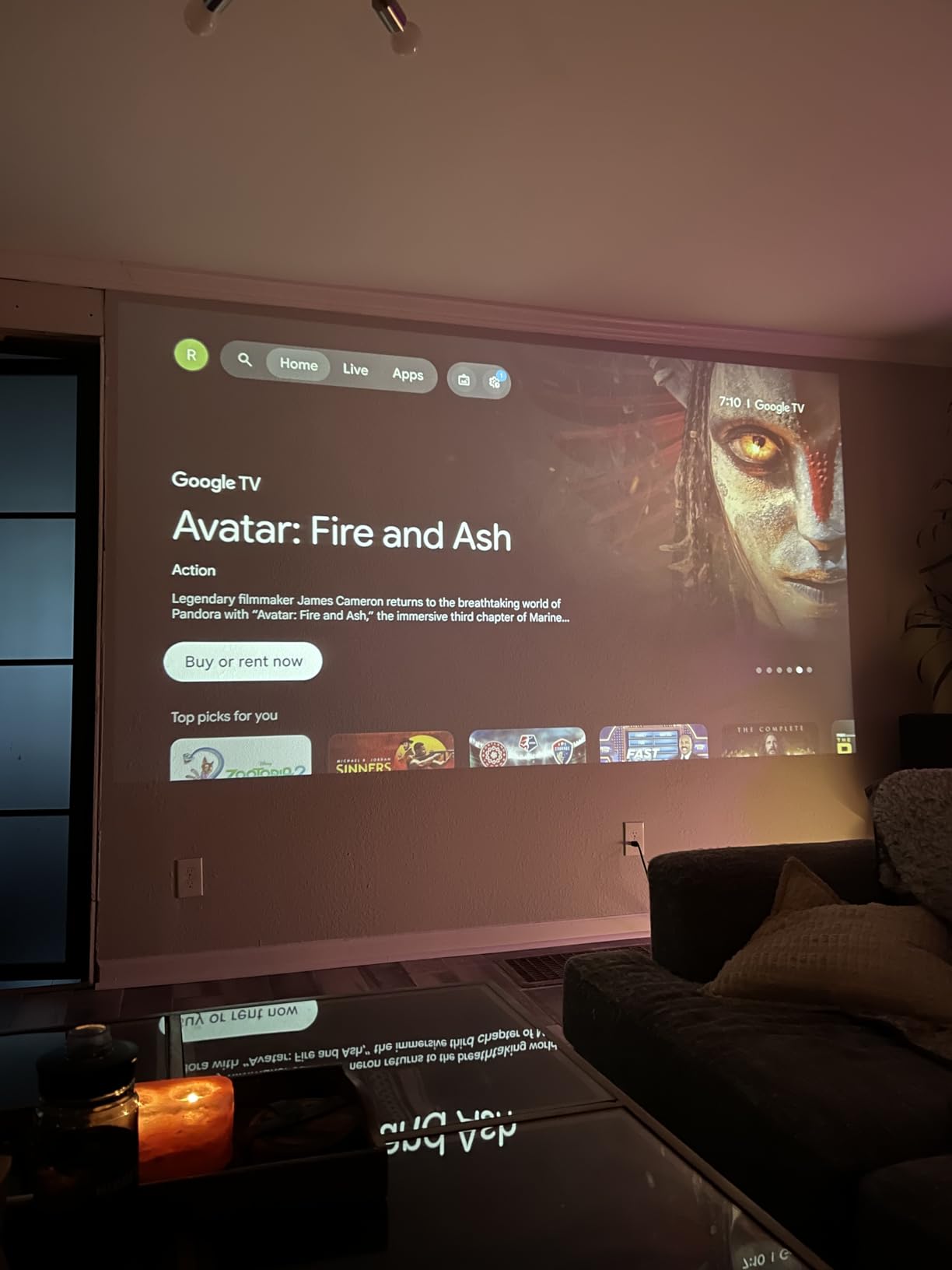 Official Licensed Google TV 4K Smart Projector with WiFi and Bluetooth, VOPLLS Outdoor Projectors with Dolby/Auto Focus customer photo 2