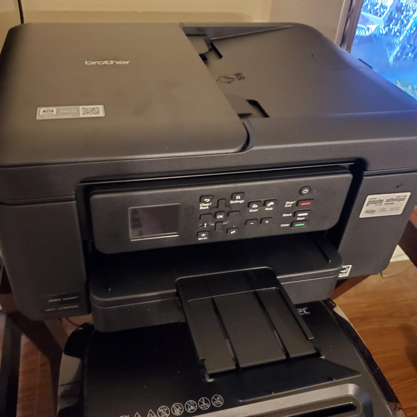 Brother Work Smart 1360 Wireless Color Inkjet All-in-One Print, Scan, Copy customer photo 1
