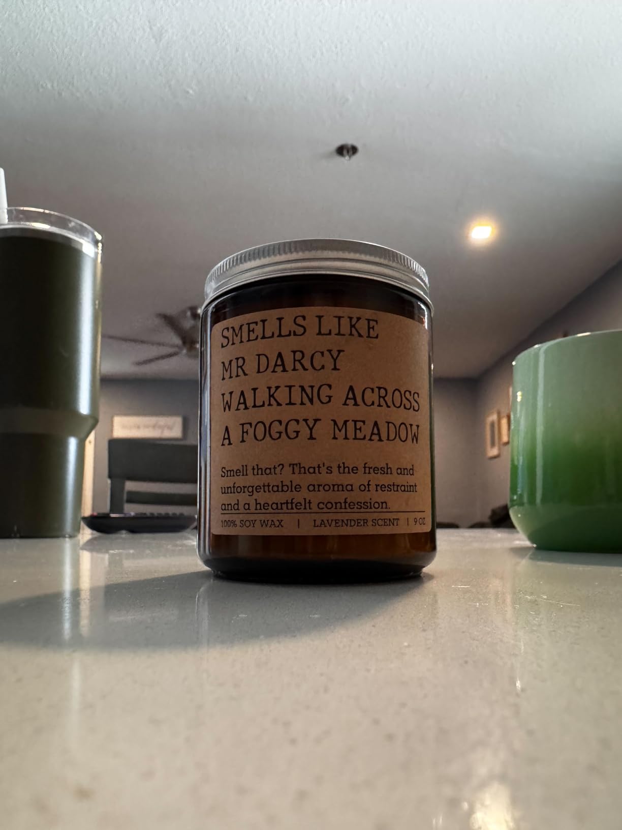 LEADO Mr Darcy Candle, Pride and Prejudice Gifts, Jane Austen Gifts - Funny Christmas, Birthday Gifts for Jane Austen Fans, Darcy Lovers customer photo 2