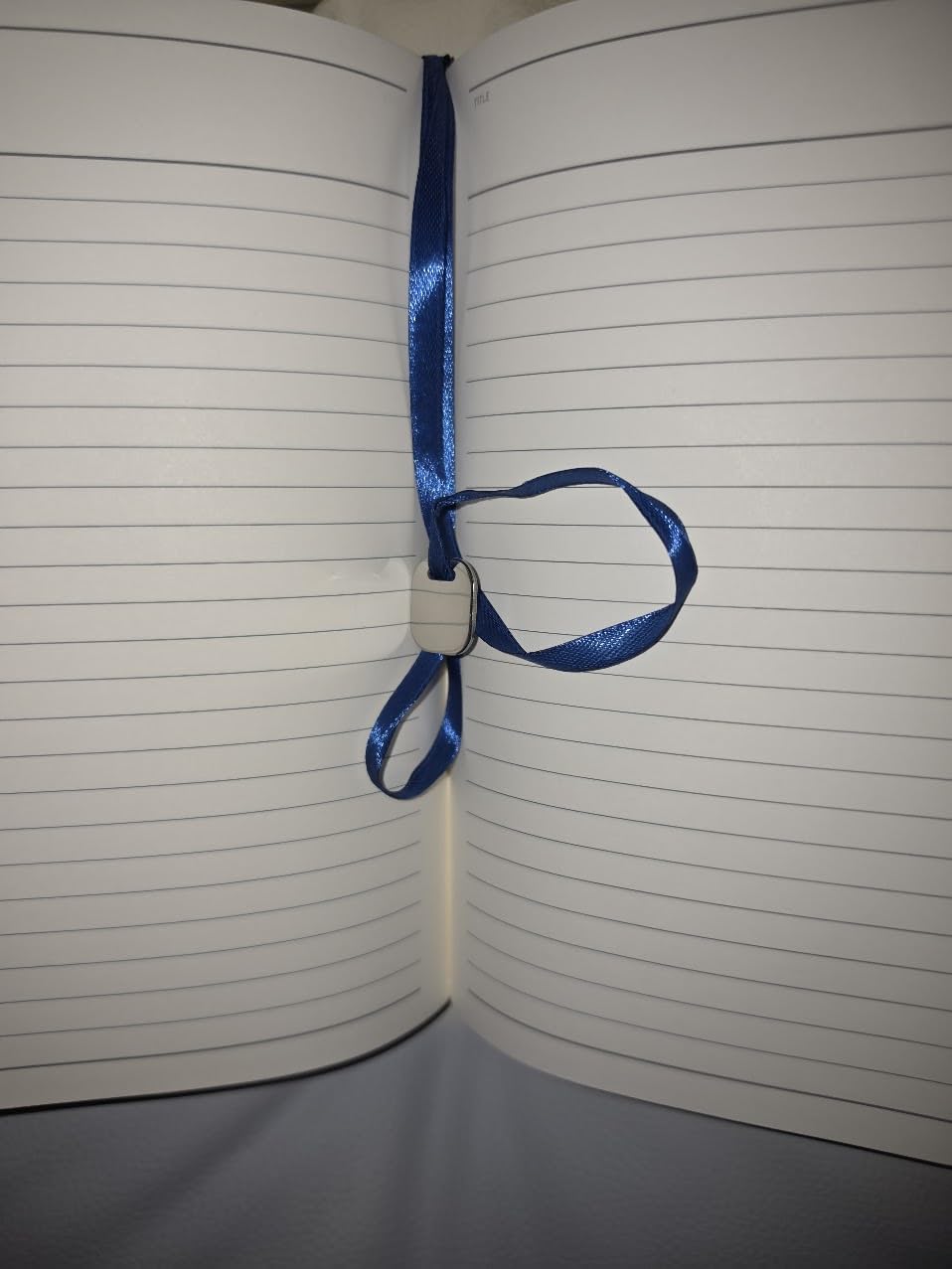 Premium Leather Notebook Gift Set with Pen and Ink Refill, A5 College Ruled Notebook for School & Office Supplies, Employee & Teacher Appreciation Gifts, 200-Page Lined Journal for Men & Women, Blue customer photo 1