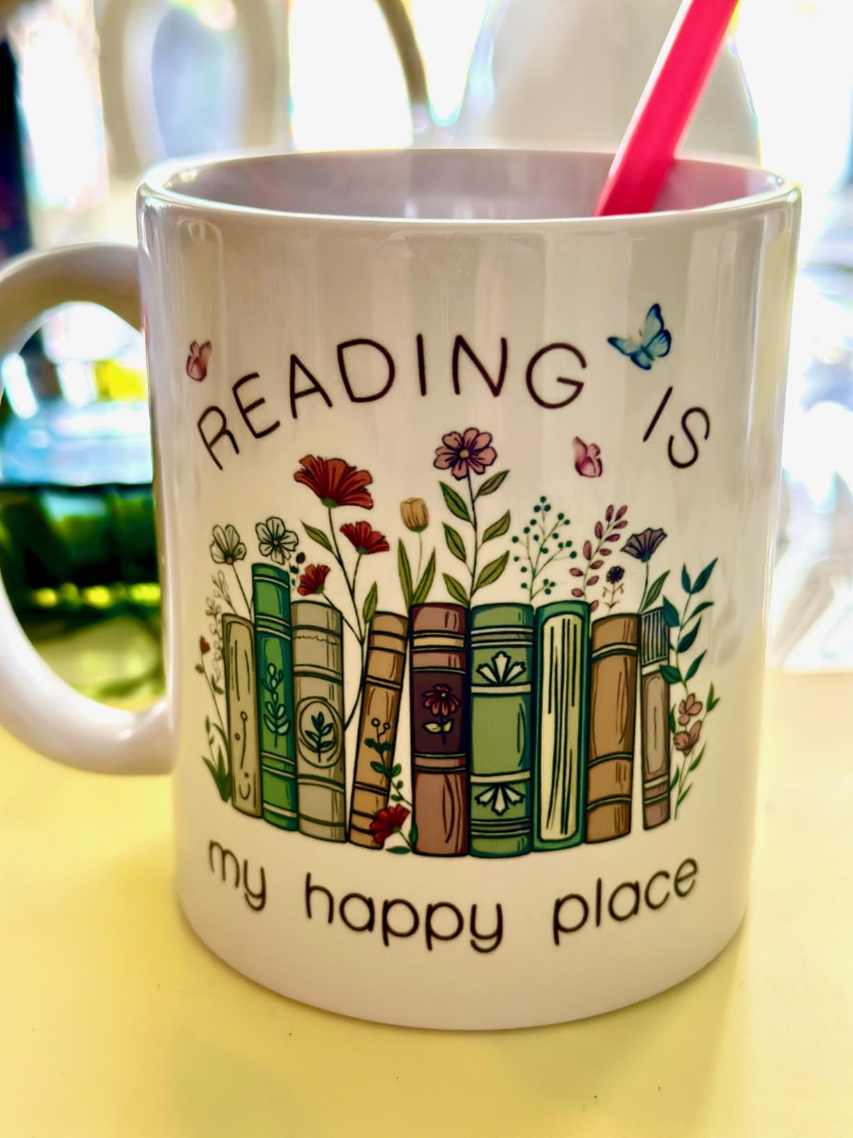 Book Lovers Gifts Mug 11oz - Reading/Bookworm/Book Club/Librarian Gifts for Women - Bookish/Library Decor - Gift for Writers/Teacher/Readers Cup customer photo 1