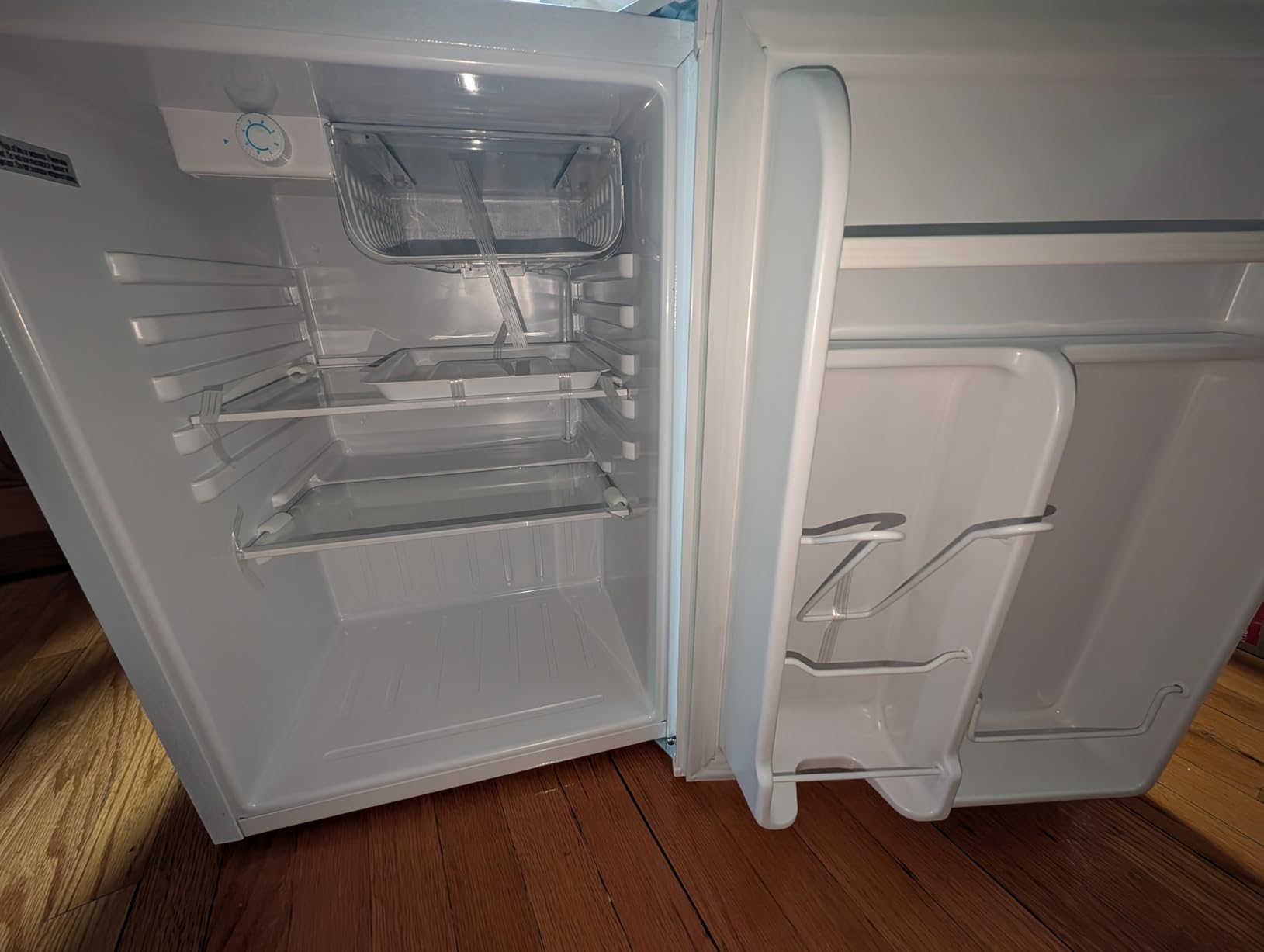 Antarctic Star 2.56 Cu.Ft. Mini Fridge with Freezer, Small Refrigerators with Adjustable Thermostat, Low Noise, Energy Saving, Compact Refrigerators for College Dorm, Office, Bedroom, Stainless Steel customer photo 1