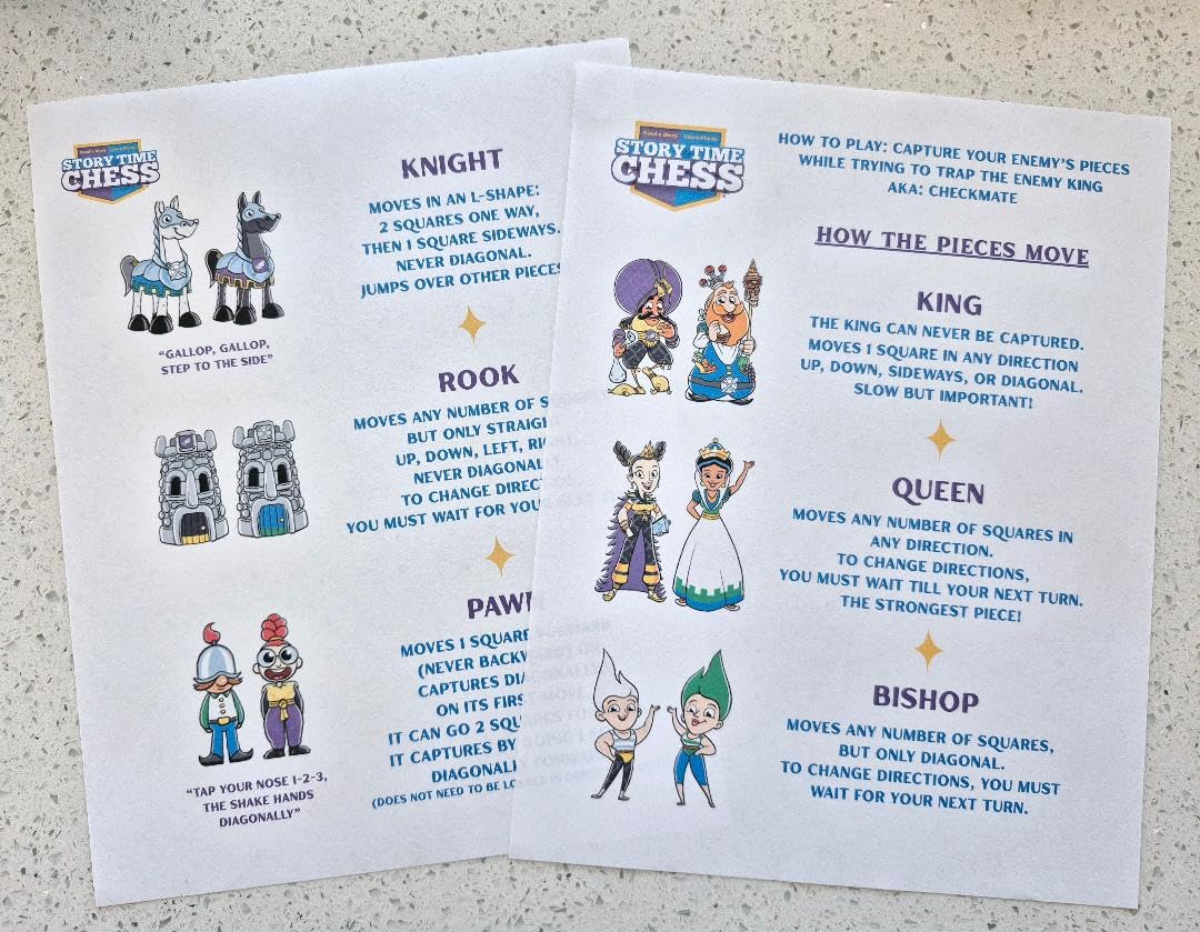 Story Time Chess Set for Kids - Family Game Night, Strategic Game Play - Board Games for Family Night - Perfect for Beginners, Learn Chess with a Fun Story - Preschool Toys, Ages 3+ customer photo 1