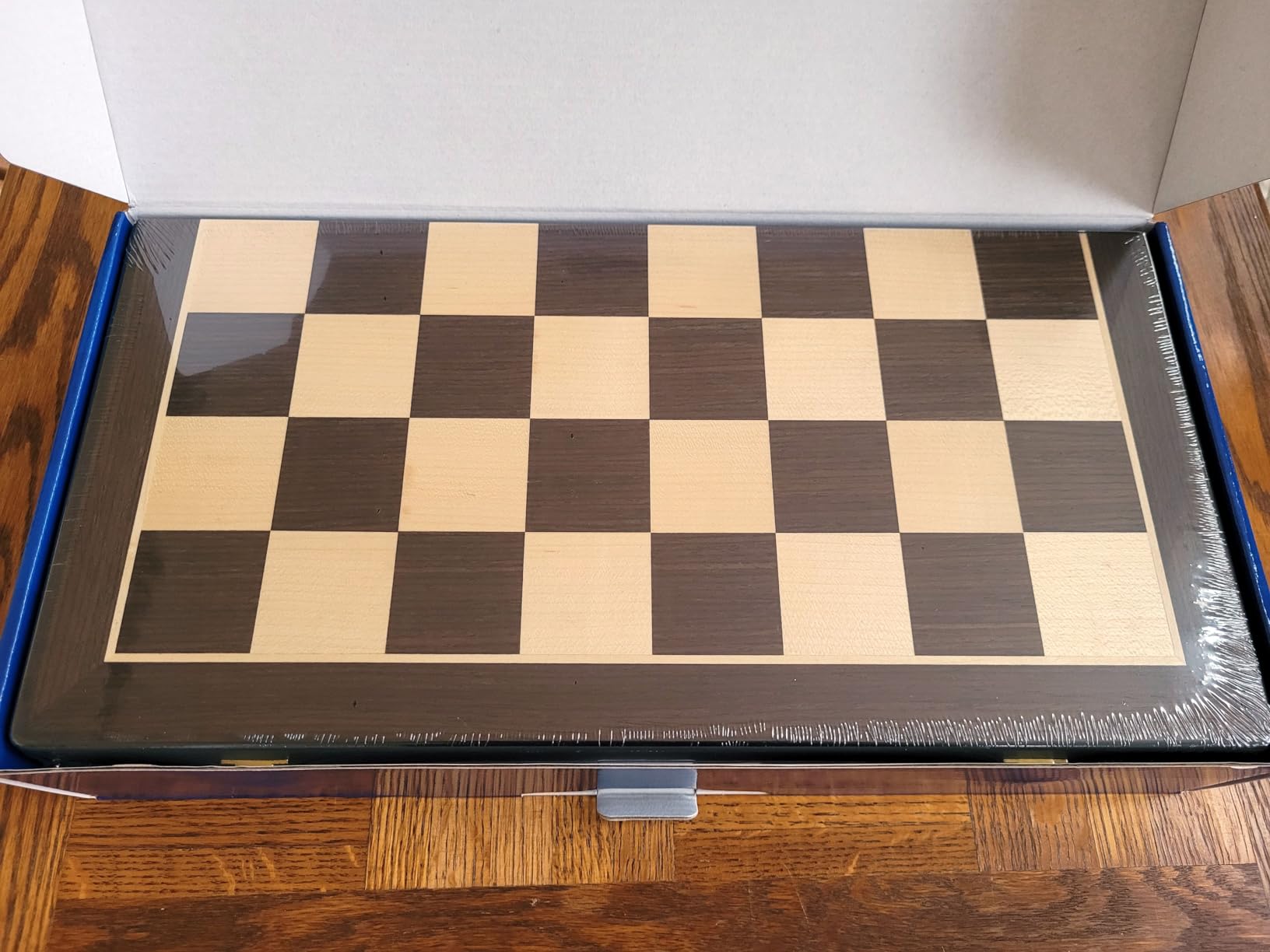 Luxury Large Metal & Acrylic Chess Set with Wooden Chess Board (17 inch) - Weighted Metal Pieces with 3.5 inch King, Foldable Tournament Chess Set for Adults & Kids, Professional Family Board Game customer photo 2