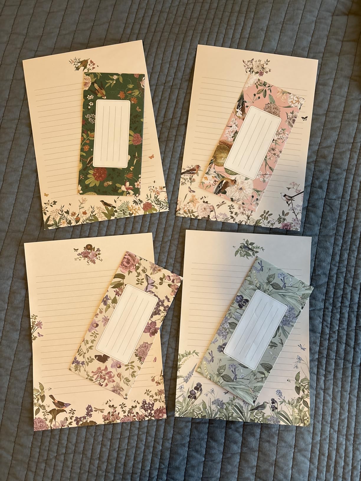 Beautiful Stationery Set with Envelopes - Premium-Quality, No-Bleed Lined Letter Writing Paper with Elegant Floral Designs - Cute Stationary Supplies Kit for Women & Personalized Gift for Loved Ones customer photo 2